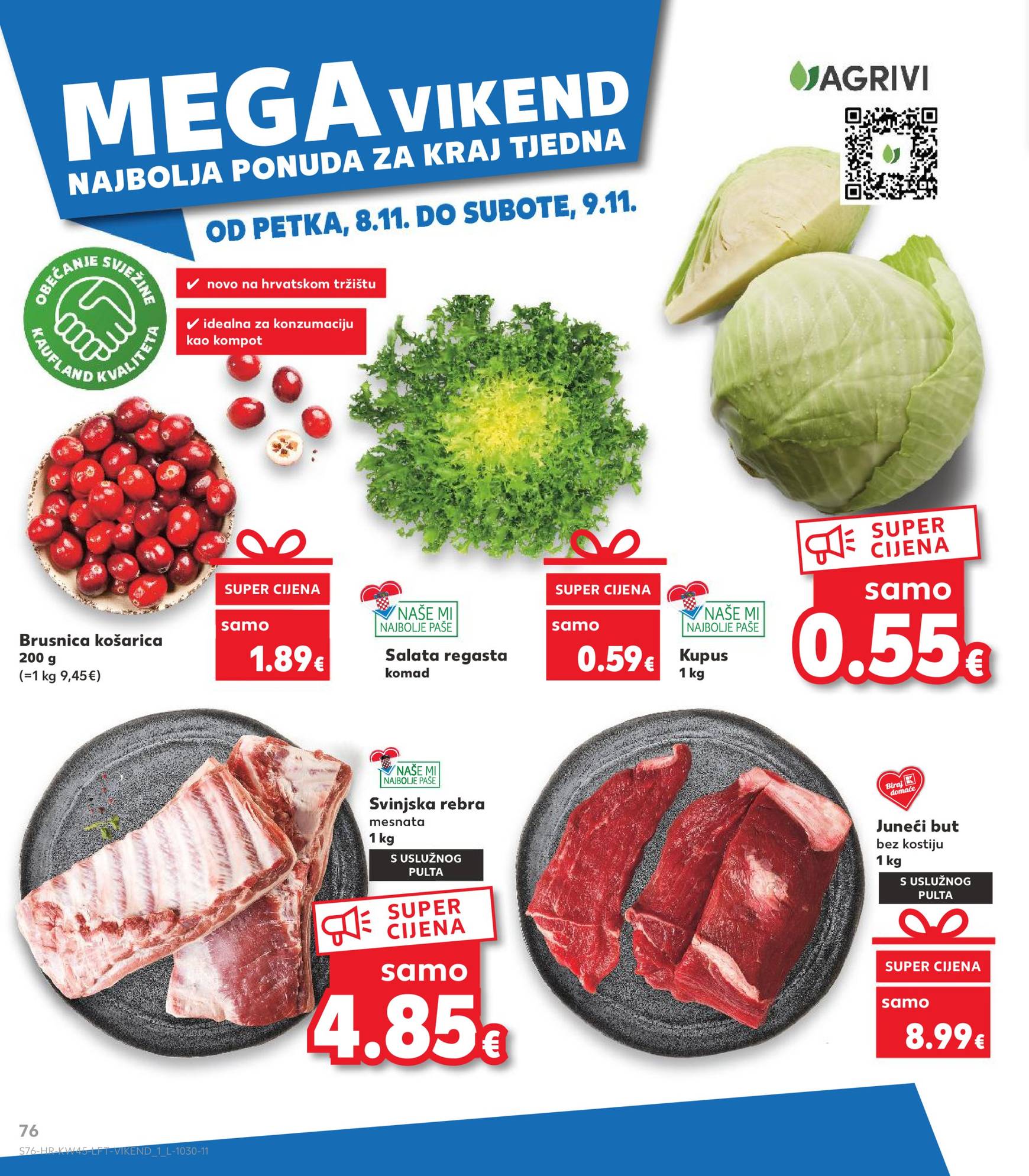 Kaufland katalog vrijedi od 06.11. do 12.11. 76