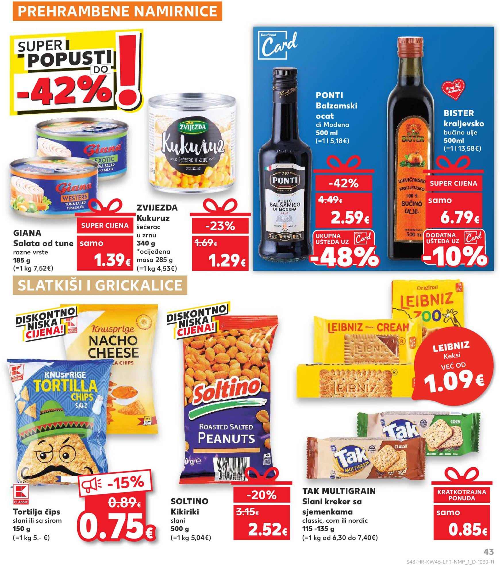 Kaufland katalog vrijedi od 06.11. do 12.11. 43