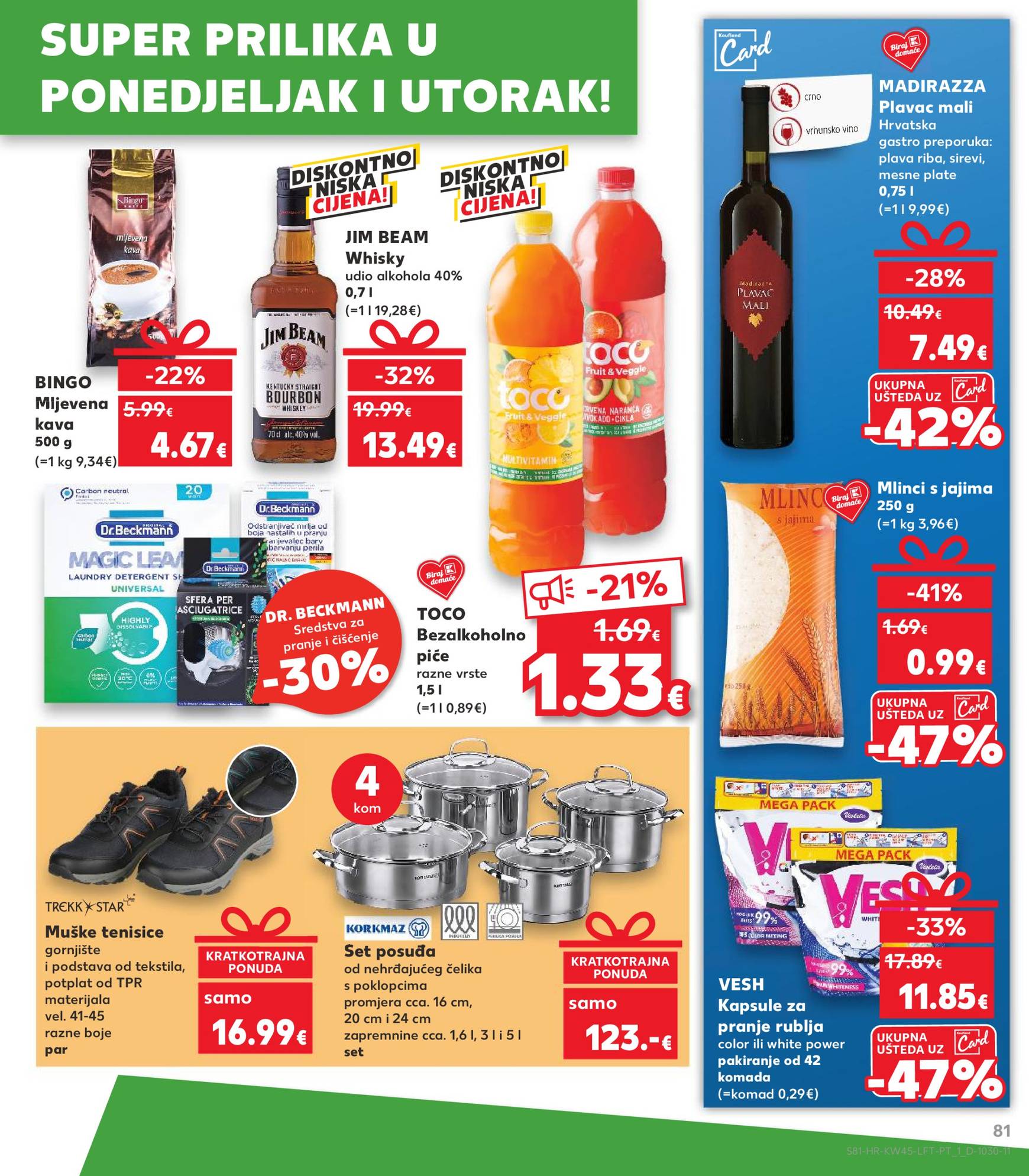 Kaufland katalog vrijedi od 06.11. do 12.11. 81