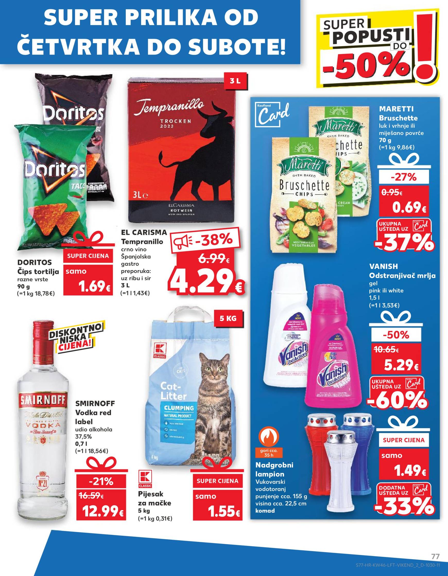 Kaufland katalog vrijedi od 13.11. do 19.11. 77