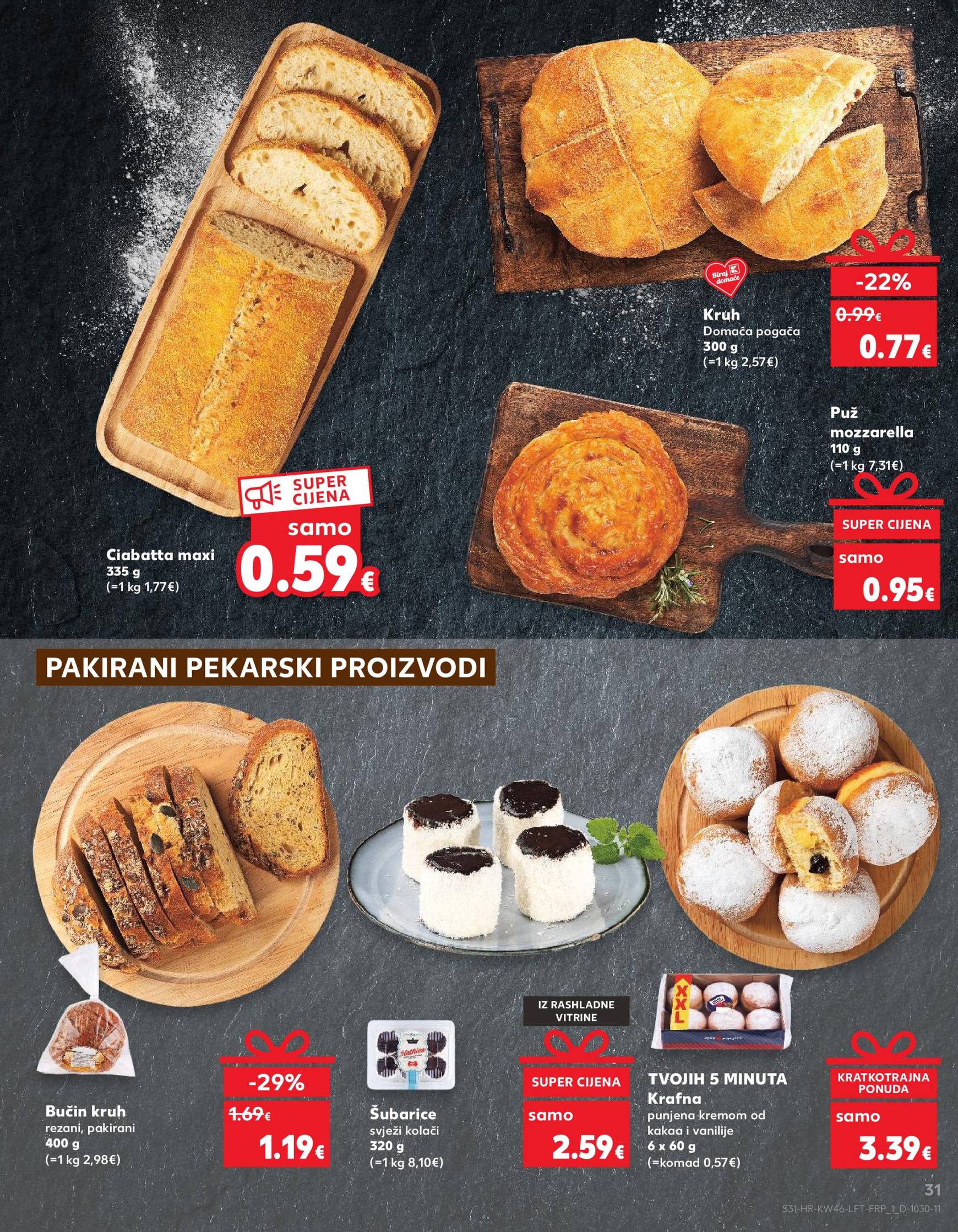 Kaufland katalog vrijedi od 13.11. do 19.11. 31