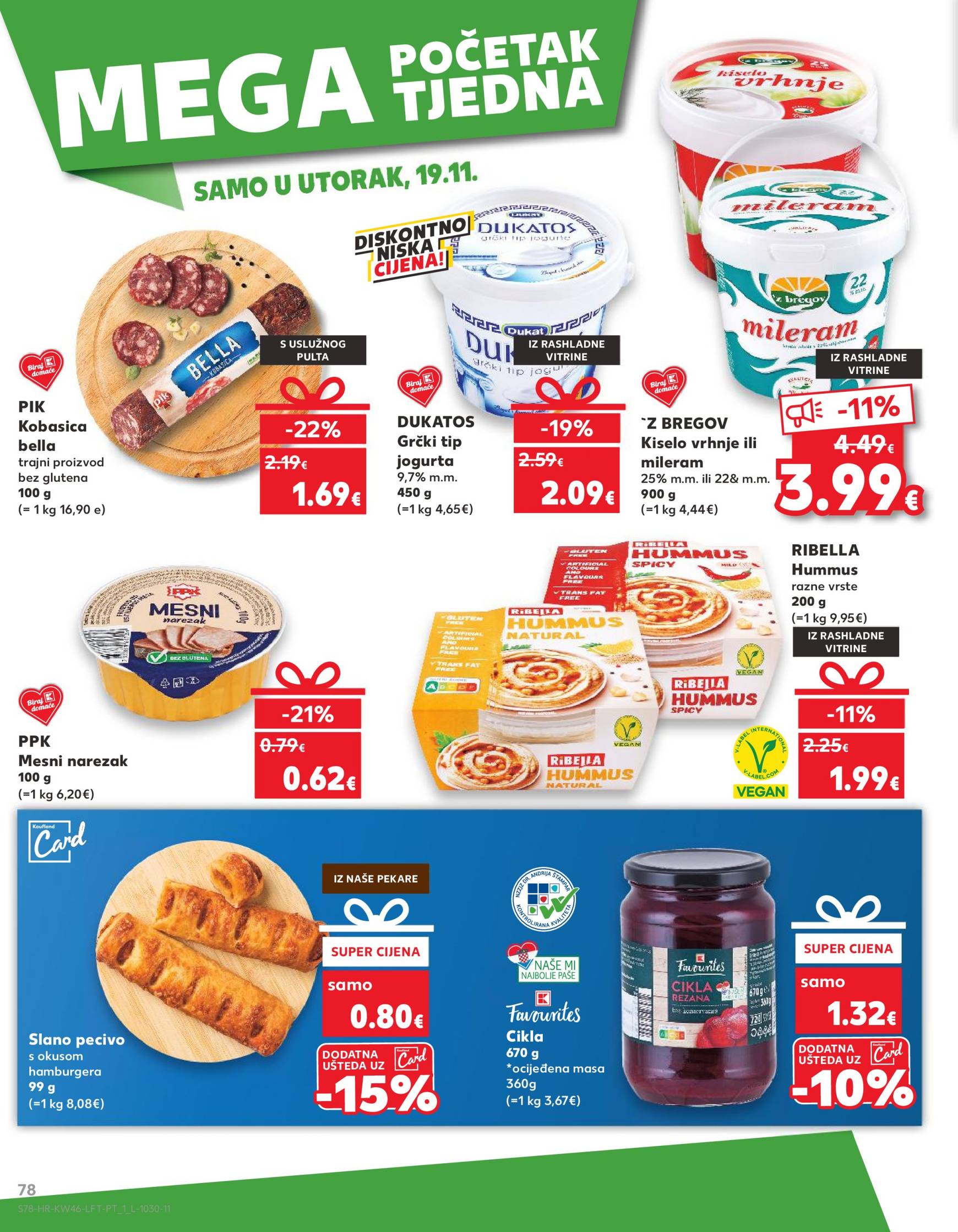 Kaufland katalog vrijedi od 13.11. do 19.11. 78