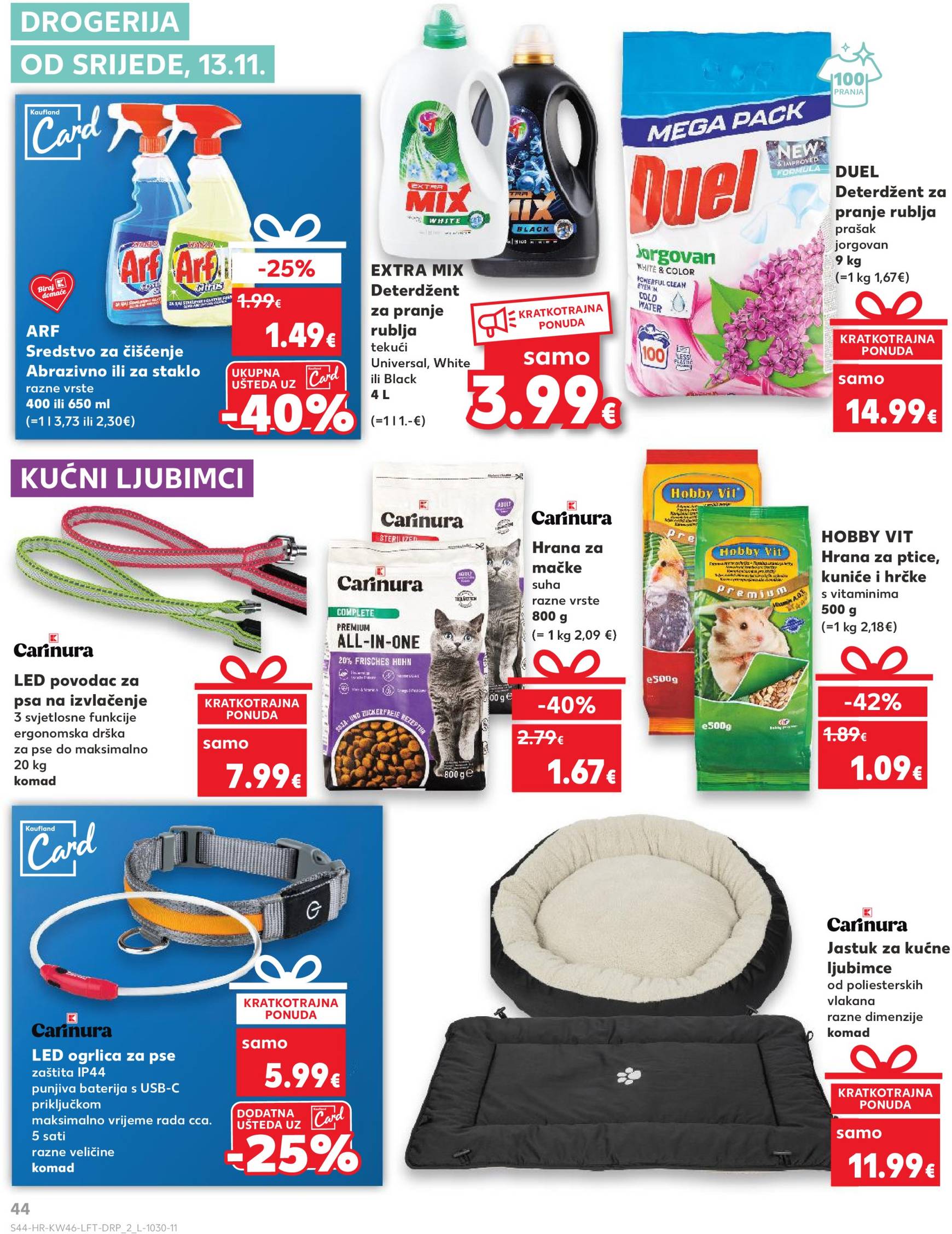 Kaufland katalog vrijedi od 13.11. do 19.11. 44