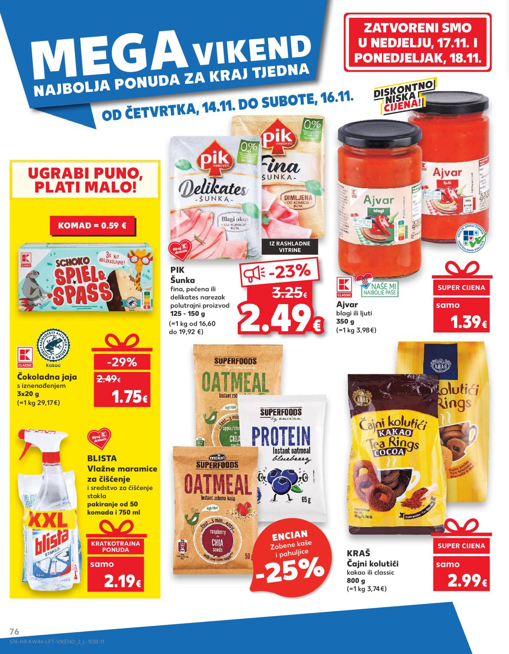 Kaufland katalog vrijedi od 13.11. do 19.11. 76