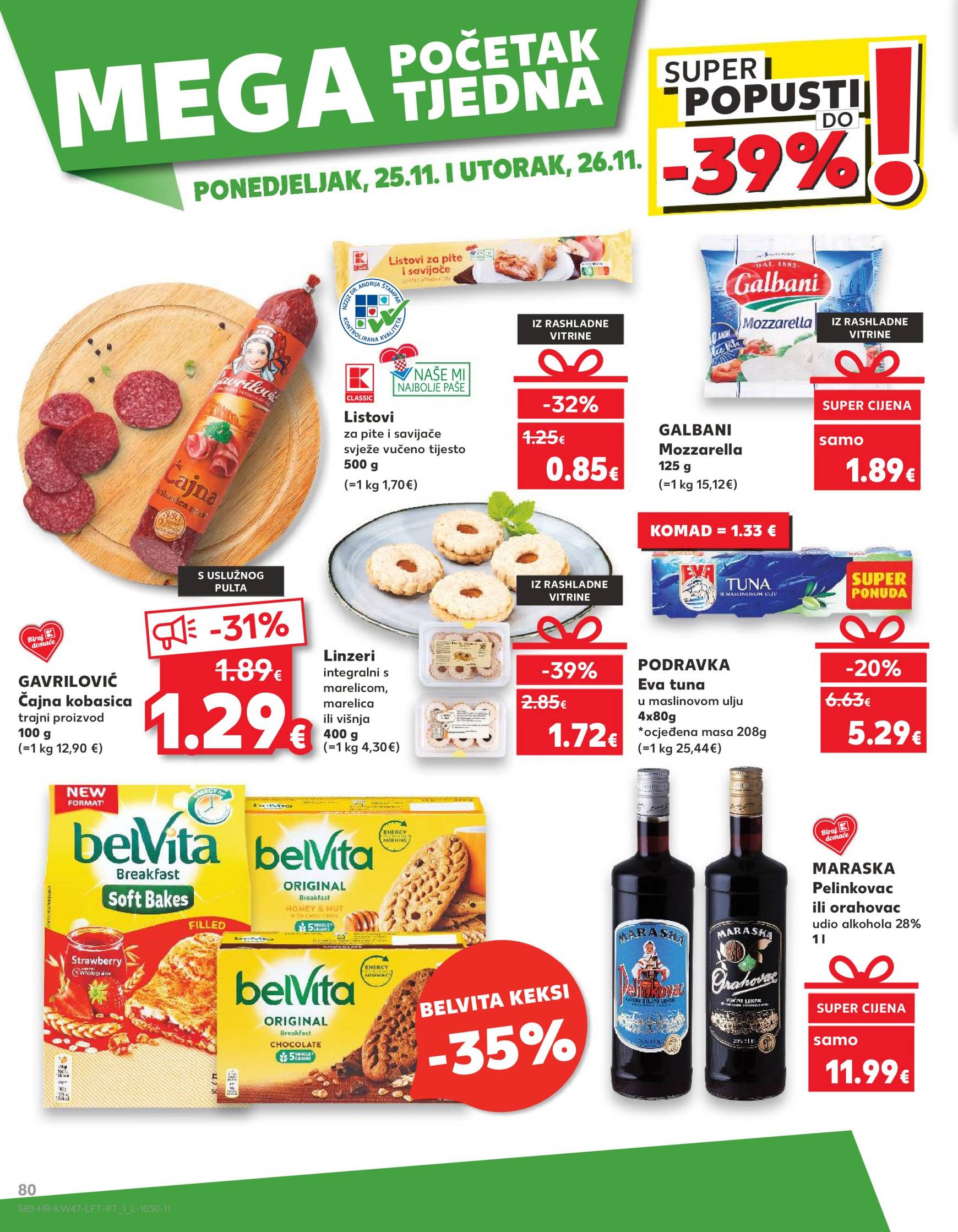 Kaufland - Black Friday katalog vrijedi od 20.11. do 26.11. 80