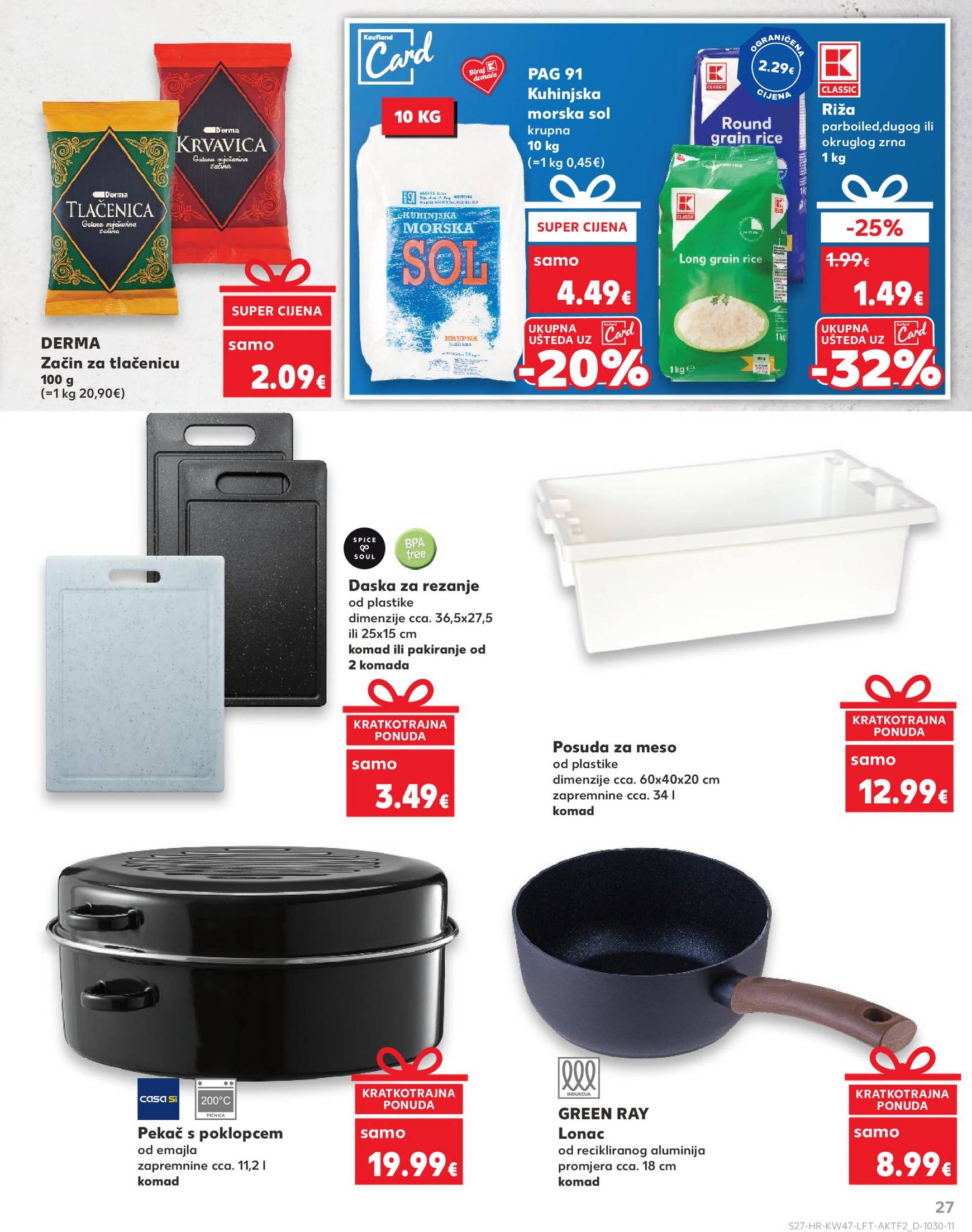 Kaufland - Black Friday katalog vrijedi od 20.11. do 26.11. 27