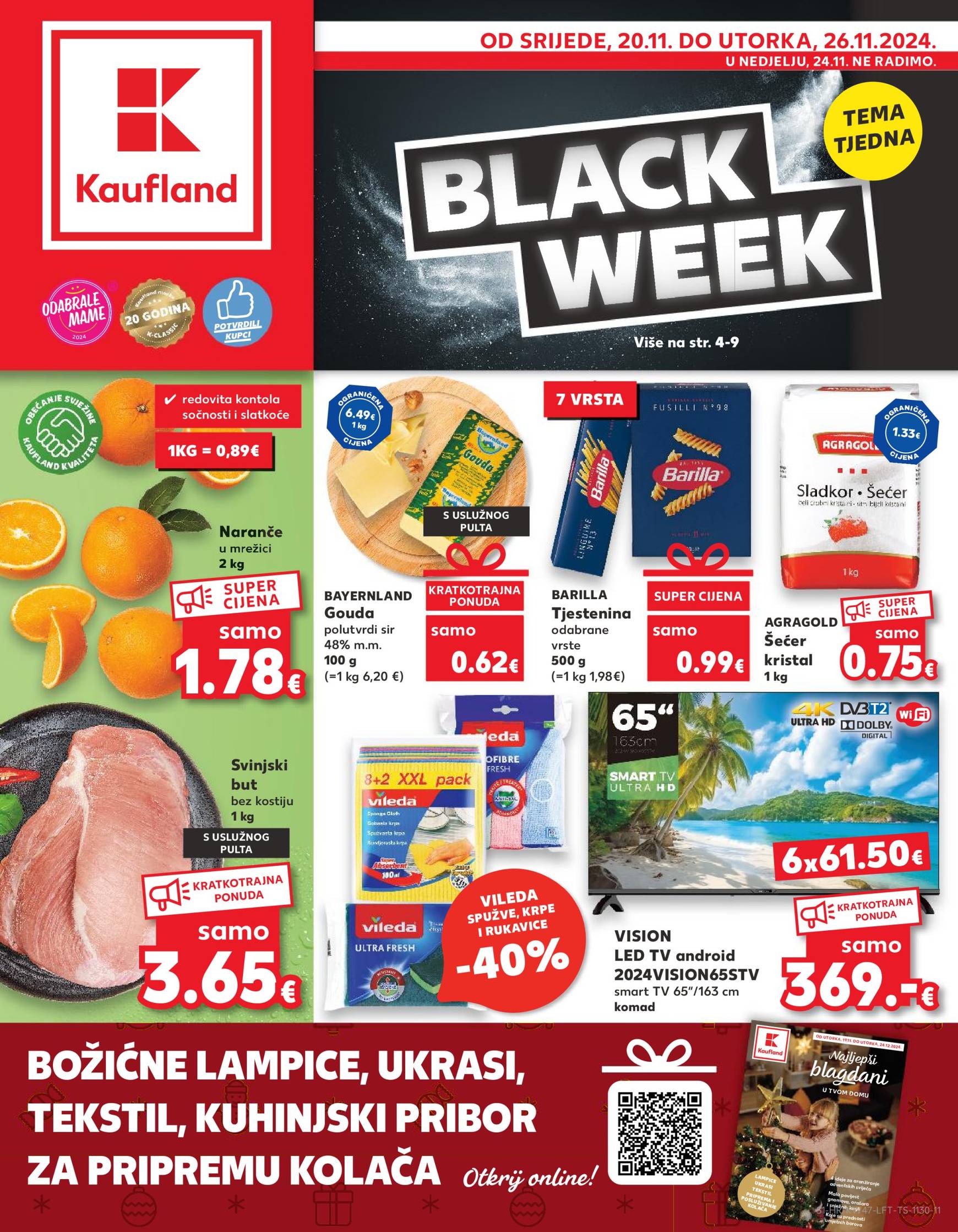 Kaufland - Black Friday katalog vrijedi od 20.11. do 26.11.