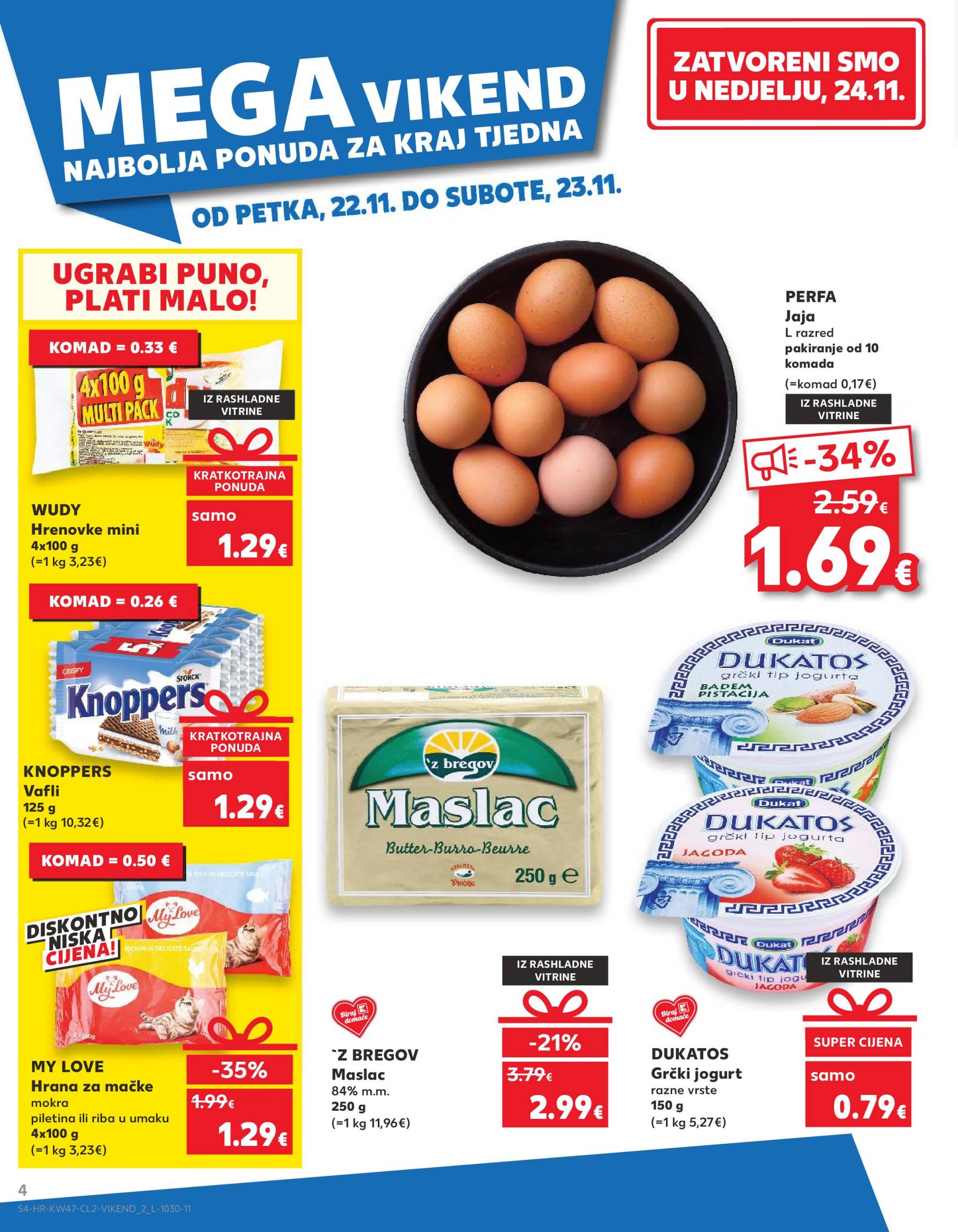 Kaufland - Mega Vikend katalog vrijedi od 22.11. do 23.11. 4