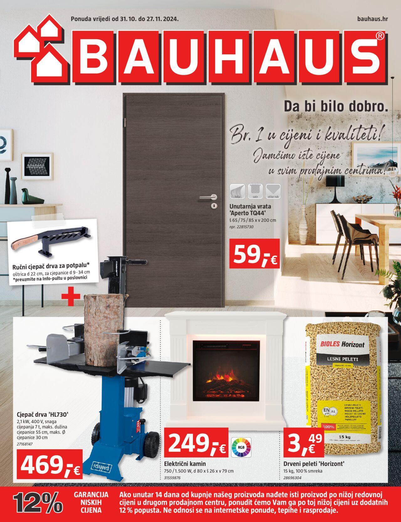 Katalog Bauhaus novi 31.10.2024 - 27.11.2024