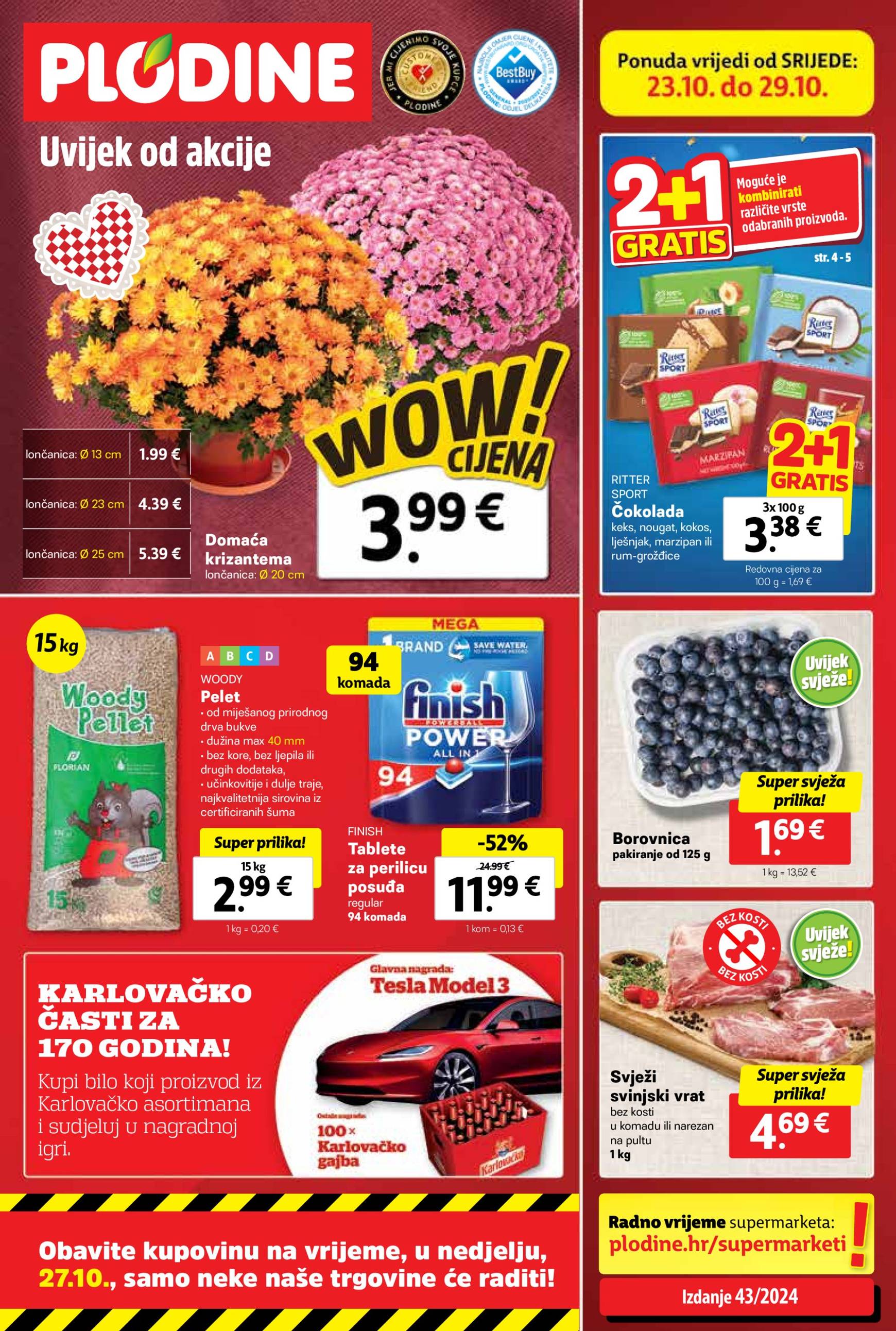 Plodine katalog vrijedi od 23.10. do 29.10.