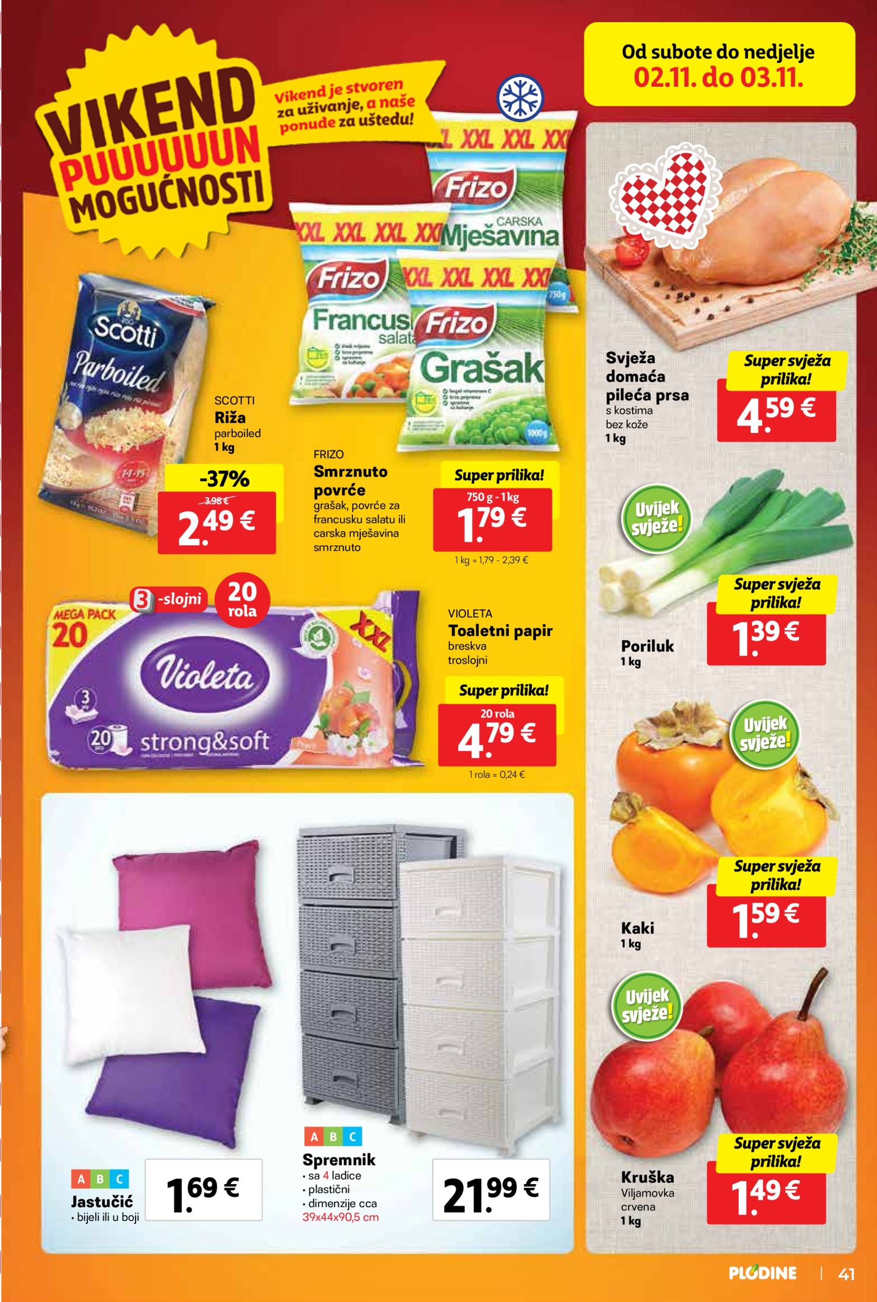 Plodine katalog vrijedi od 30.10. do 05.11. 41