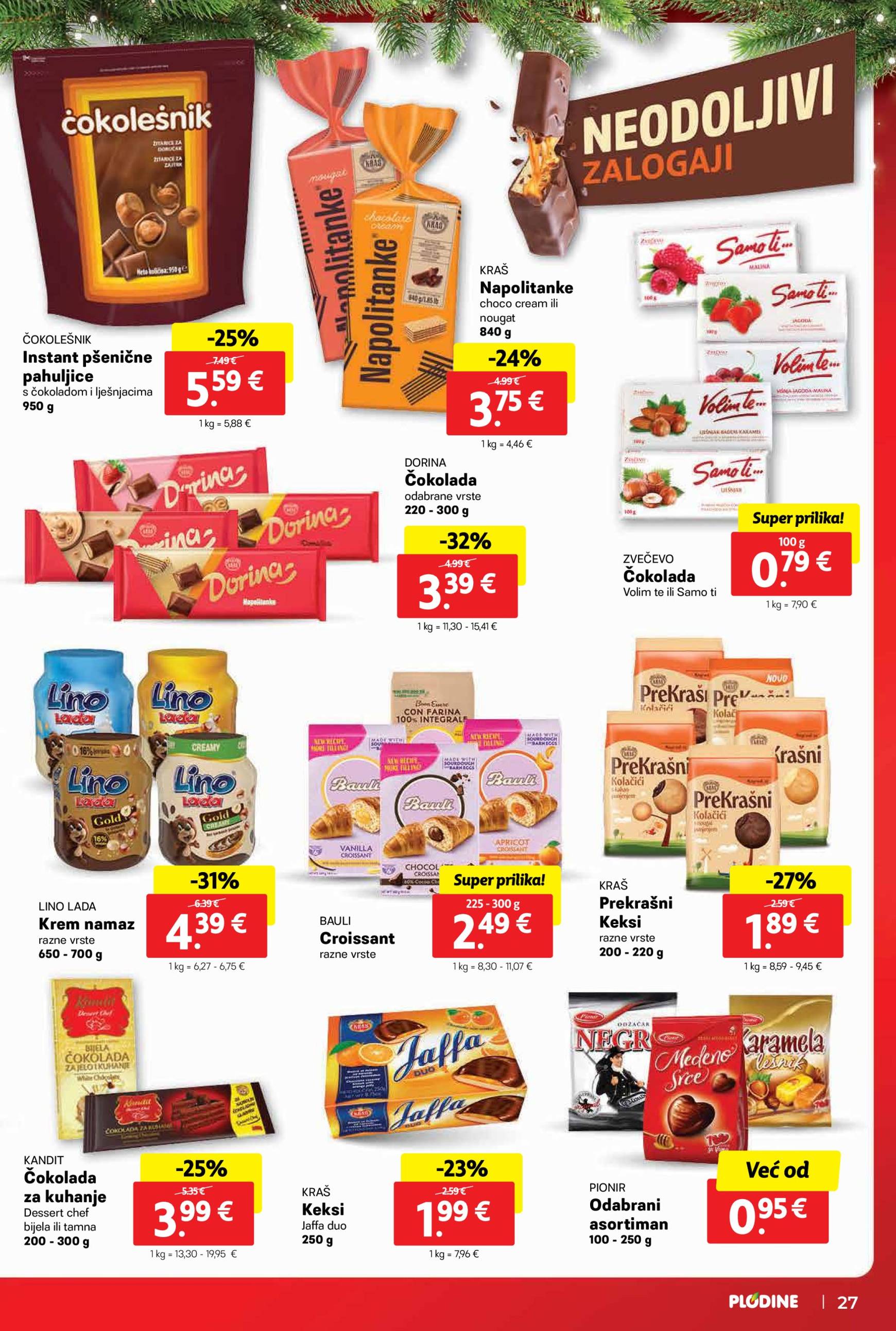 Plodine katalog vrijedi od 20.11. do 26.11. 27