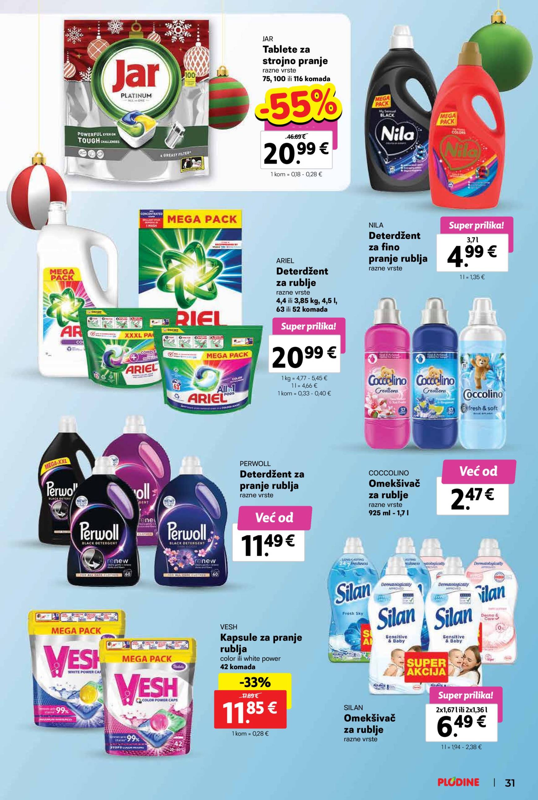 Plodine katalog vrijedi od 20.11. do 26.11. 31