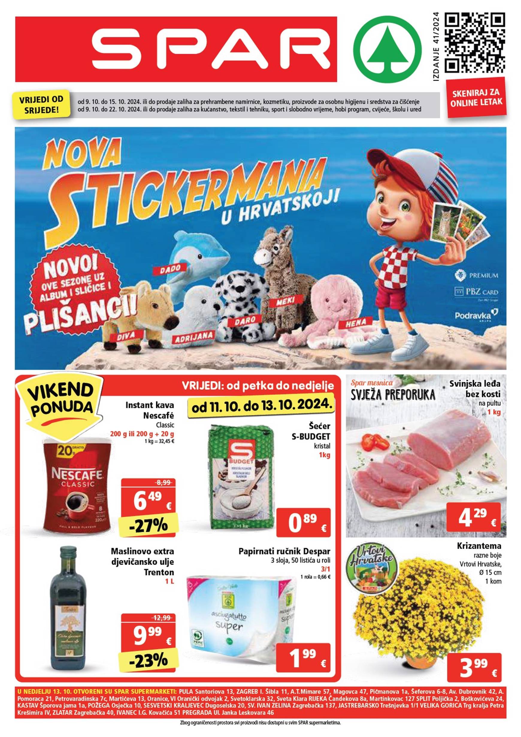 SPAR katalog vrijedi od 09.10. do 15.10.