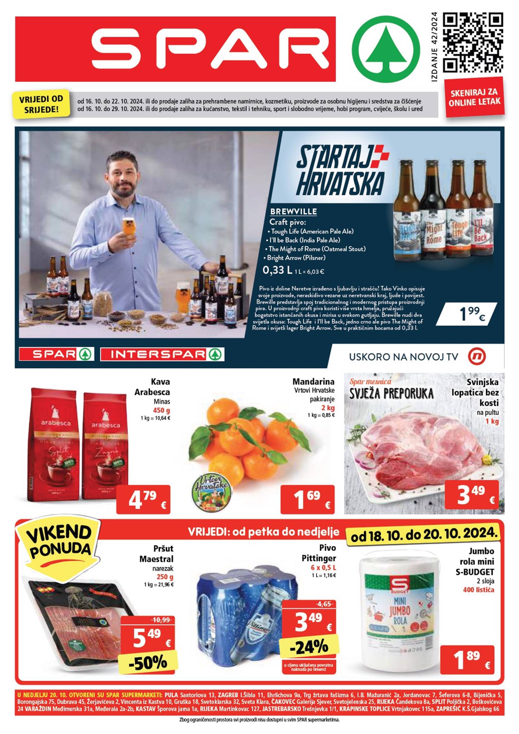 SPAR katalog vrijedi od 16.10. do 22.10.