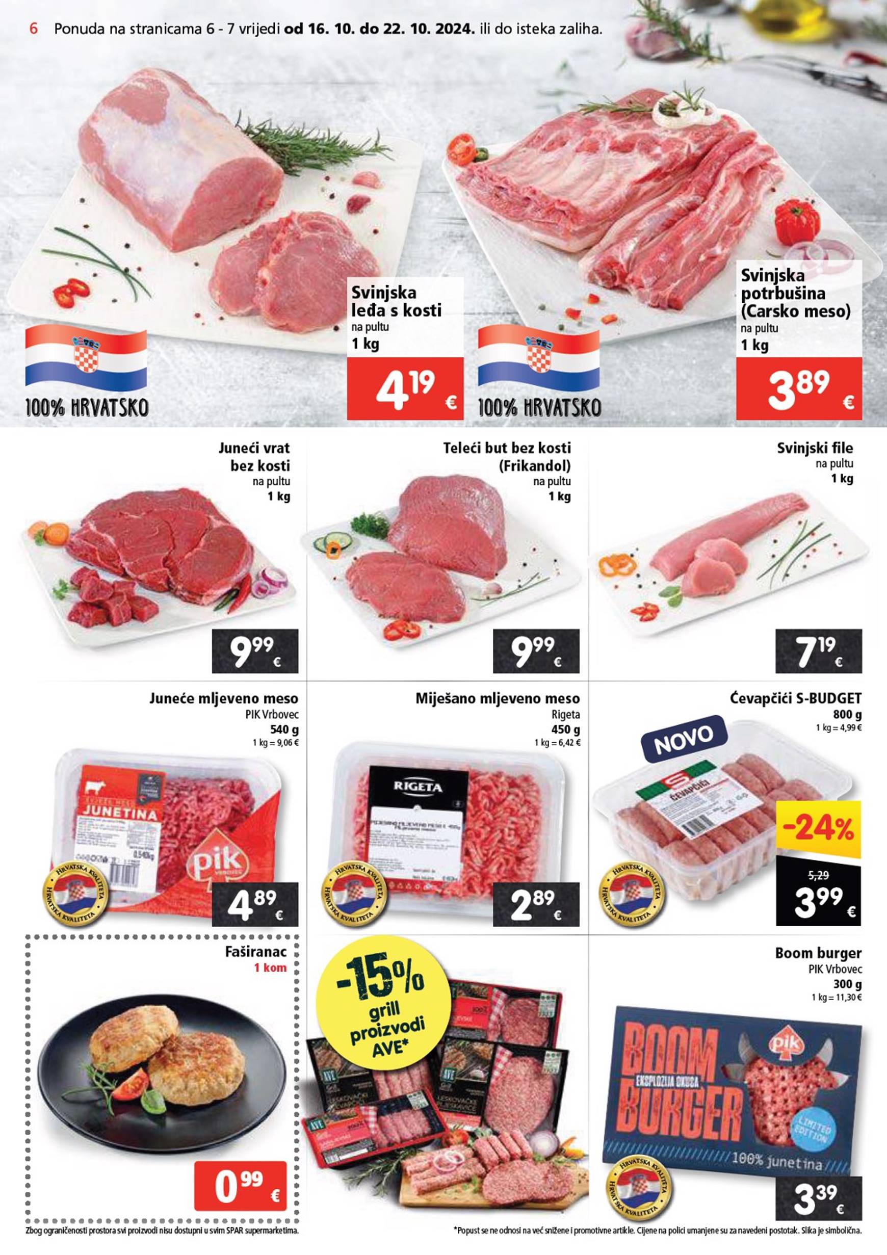 SPAR katalog vrijedi od 16.10. do 22.10. 6