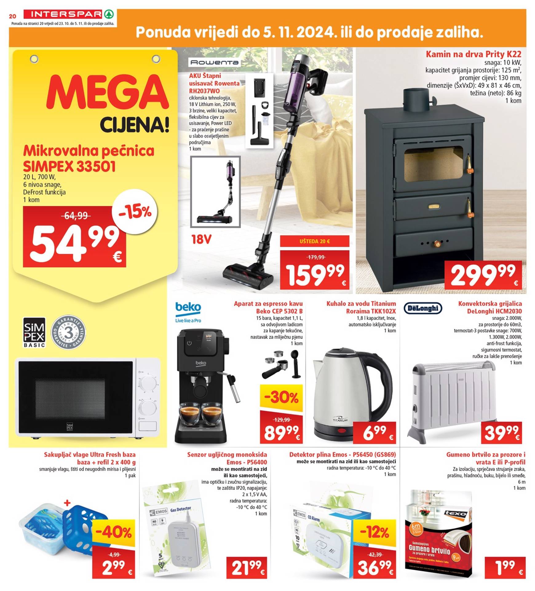 INTERSPAR katalog vrijedi od 23.10. do 29.10. 20