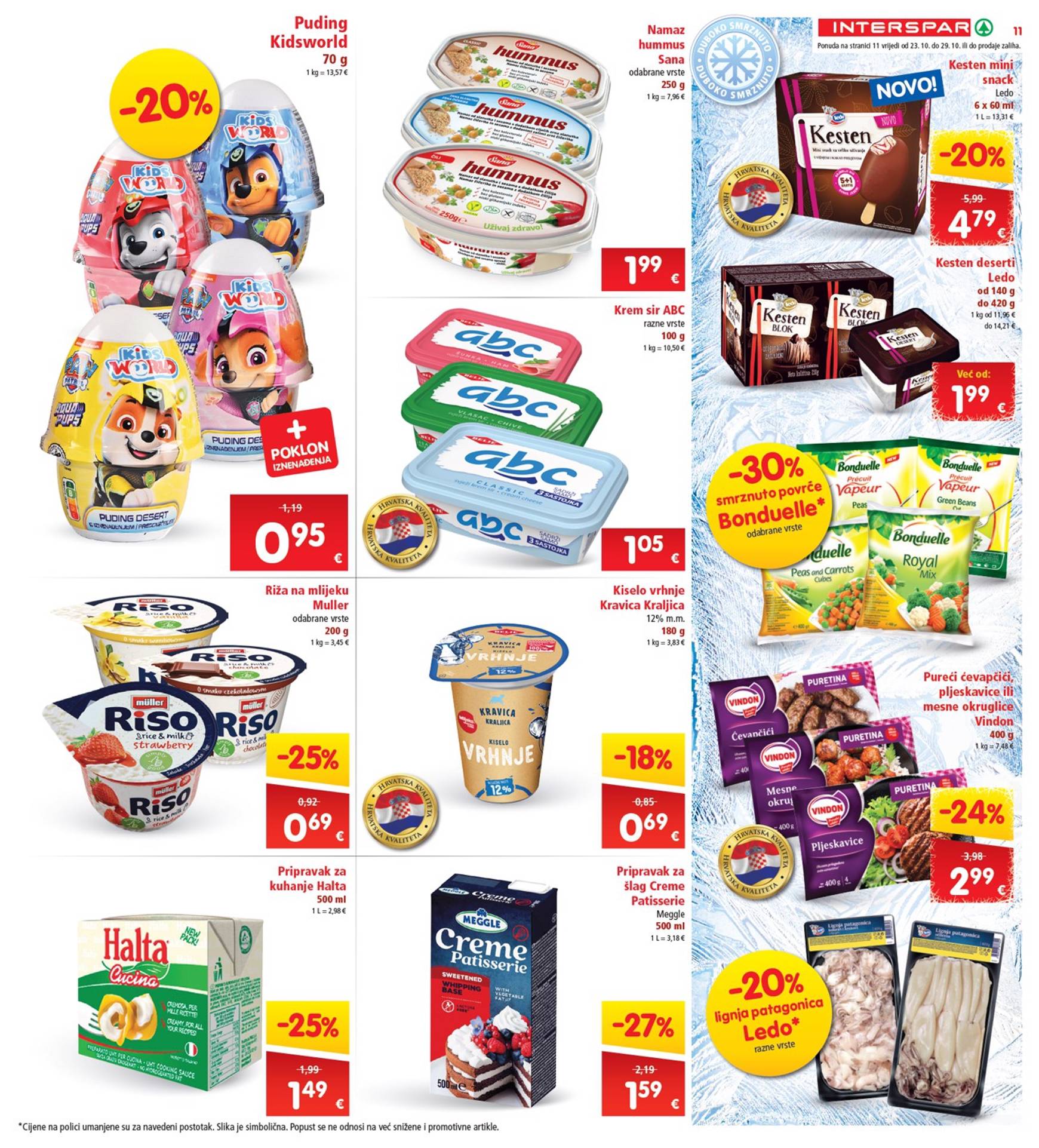 INTERSPAR katalog vrijedi od 23.10. do 29.10. 11