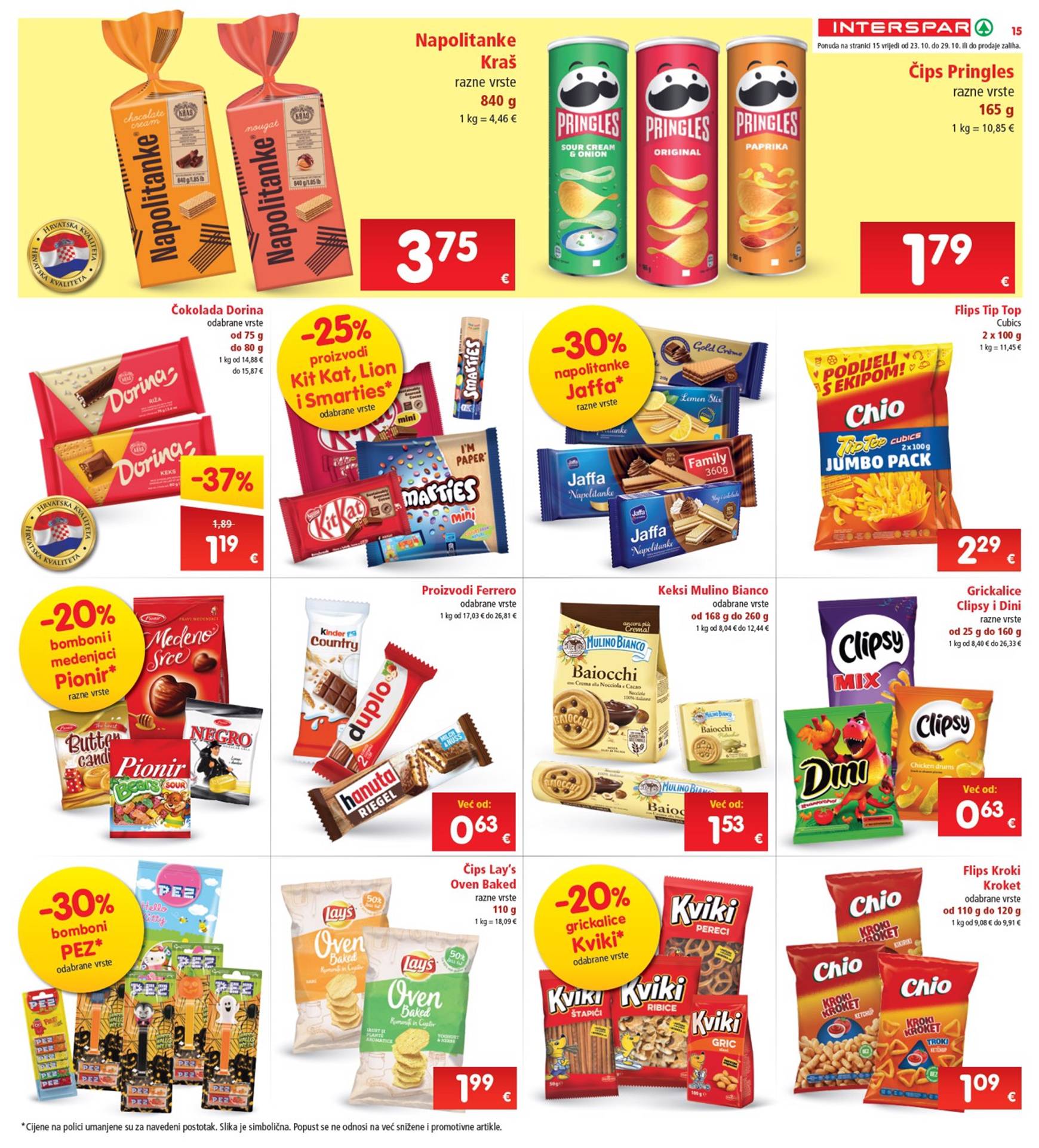 INTERSPAR katalog vrijedi od 23.10. do 29.10. 15