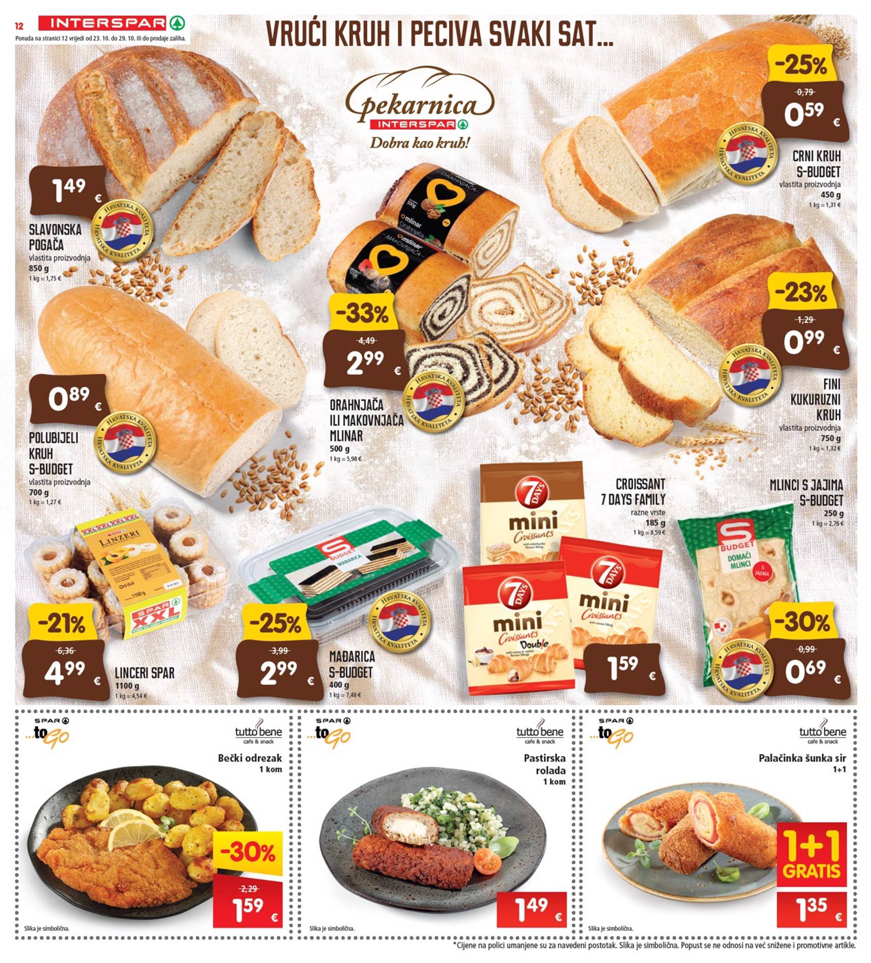 INTERSPAR katalog vrijedi od 23.10. do 29.10. 12