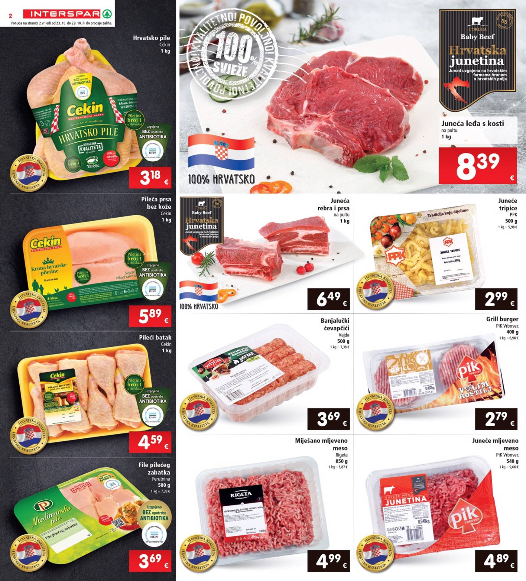 INTERSPAR katalog vrijedi od 23.10. do 29.10. 2