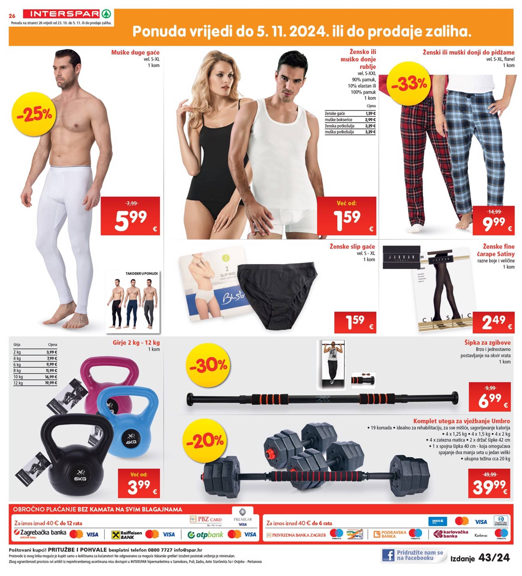 INTERSPAR katalog vrijedi od 23.10. do 29.10. 26