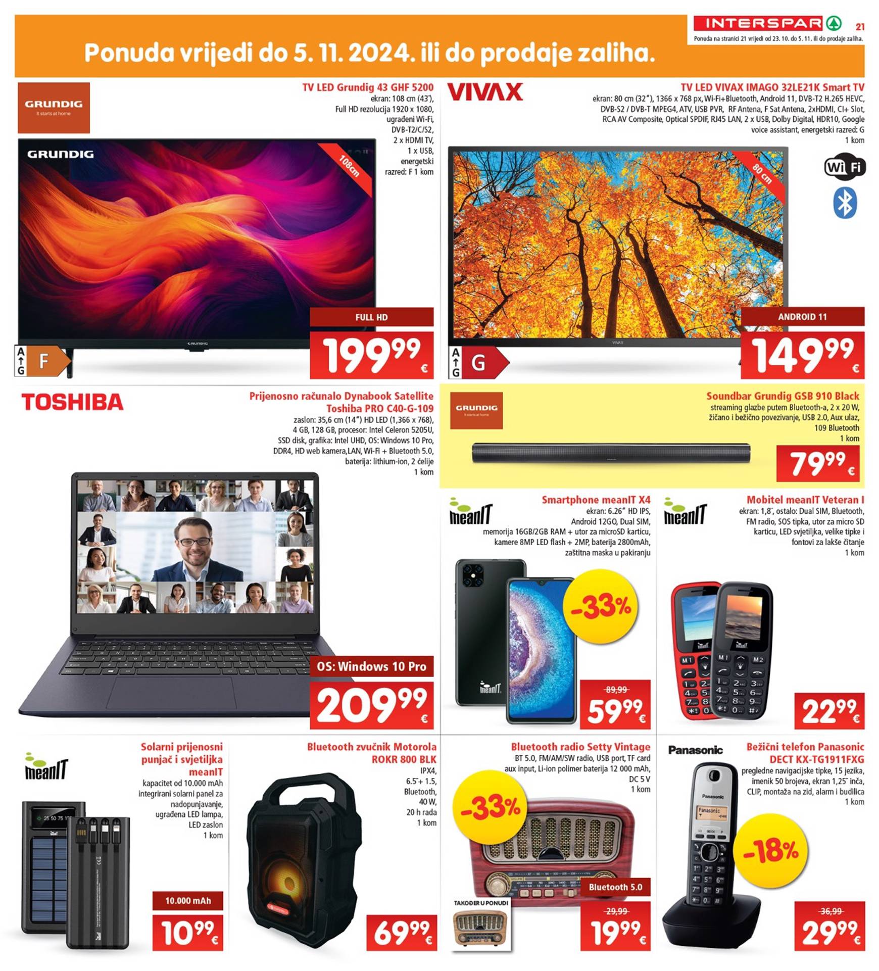 INTERSPAR katalog vrijedi od 23.10. do 29.10. 21