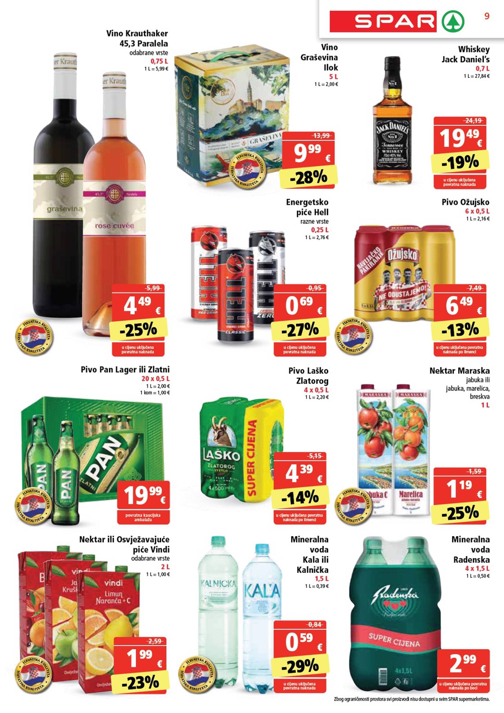 SPAR katalog vrijedi od 23.10. do 29.10. 9