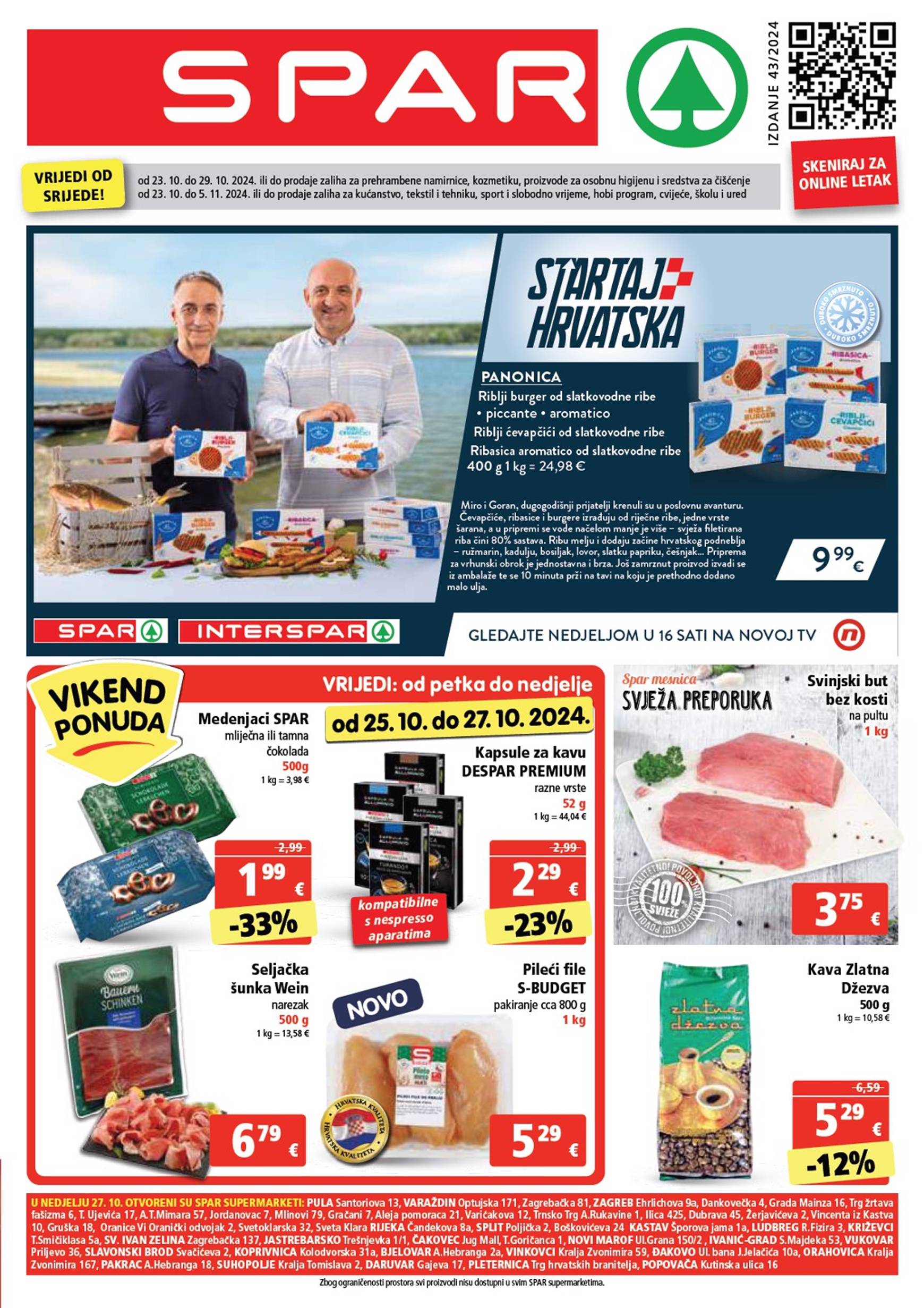 SPAR katalog vrijedi od 23.10. do 29.10.