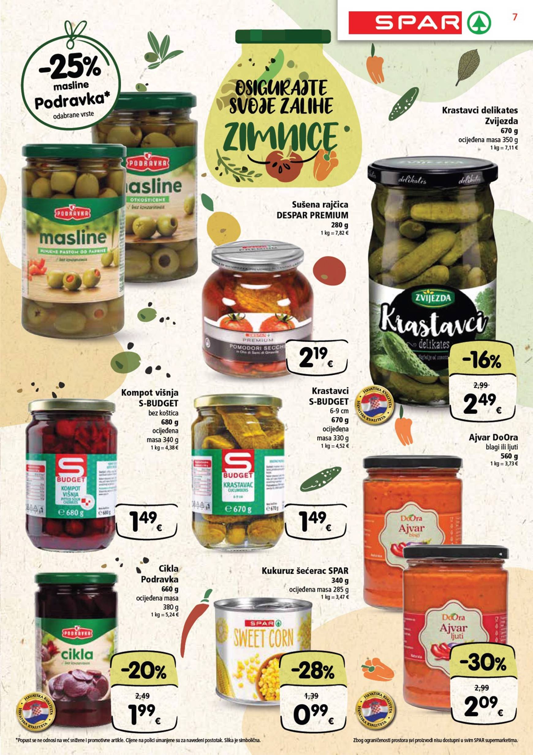 SPAR katalog vrijedi od 23.10. do 29.10. 7