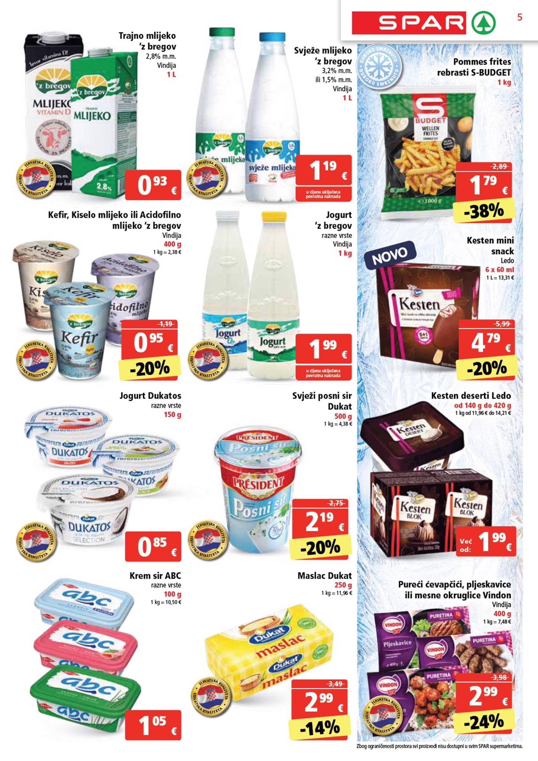 SPAR katalog vrijedi od 23.10. do 29.10. 5