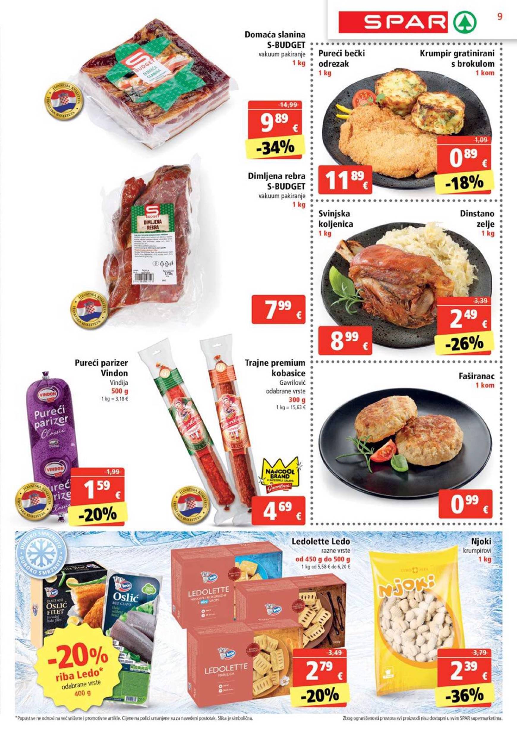 SPAR katalog vrijedi od 30.10. do 05.11. 9