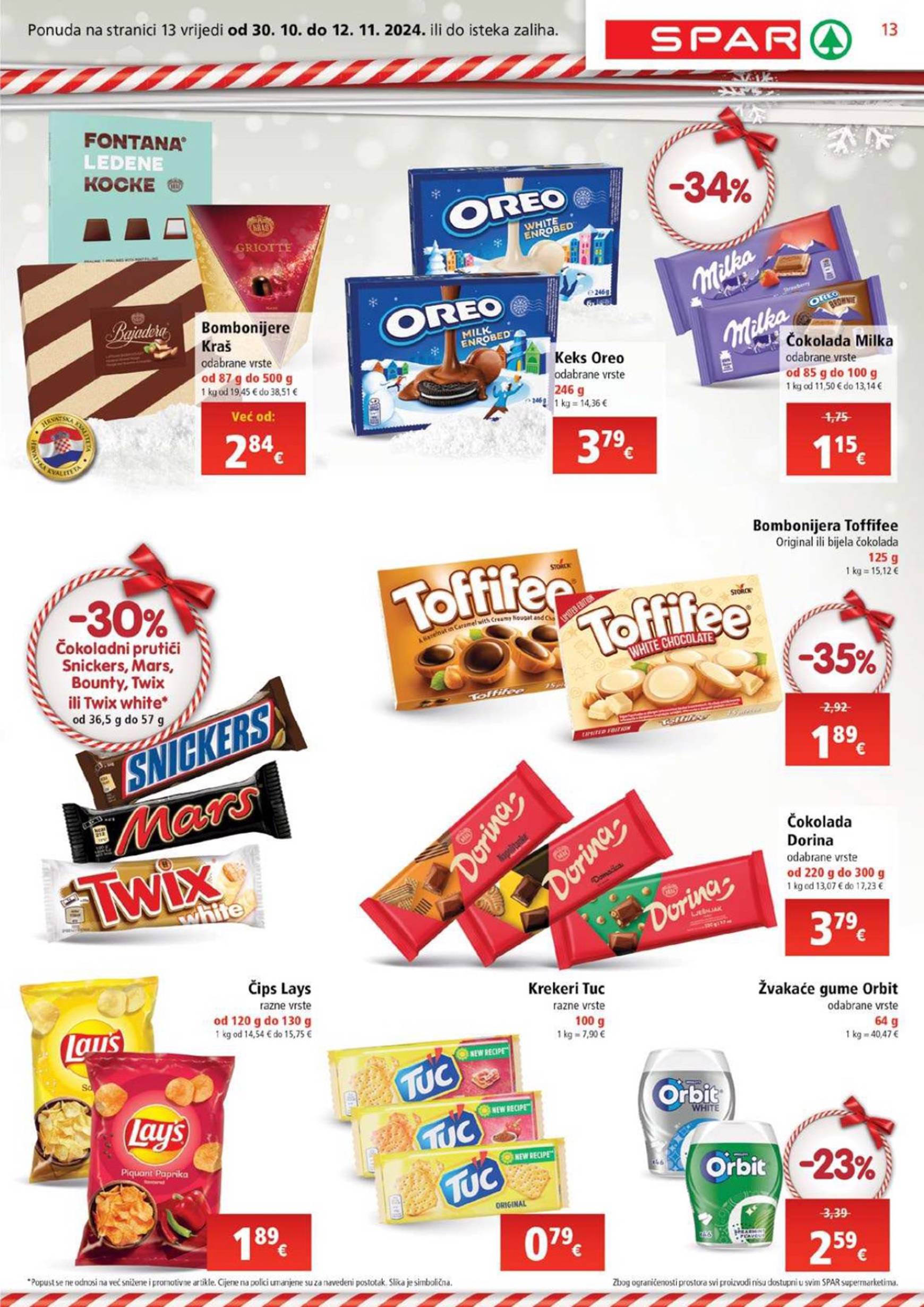 SPAR katalog vrijedi od 30.10. do 05.11. 13