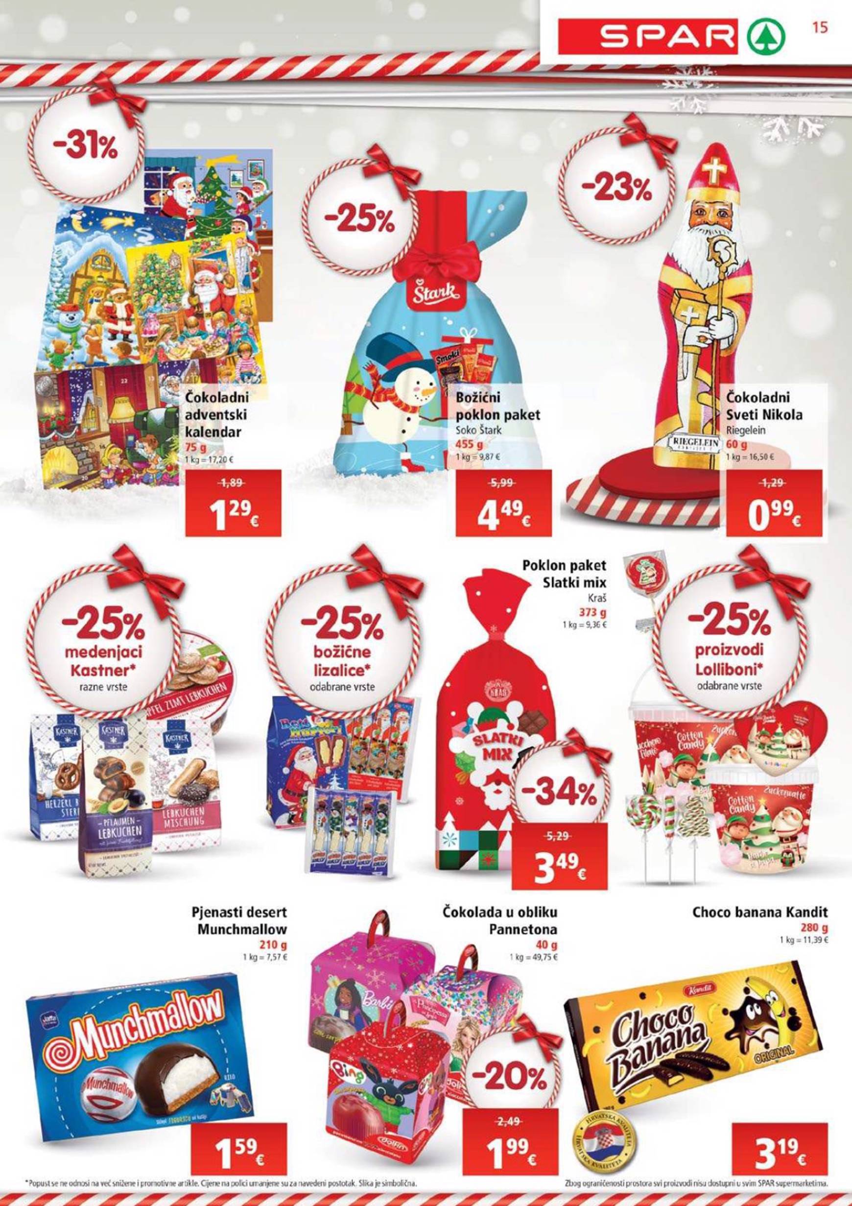 SPAR katalog vrijedi od 30.10. do 05.11. 15