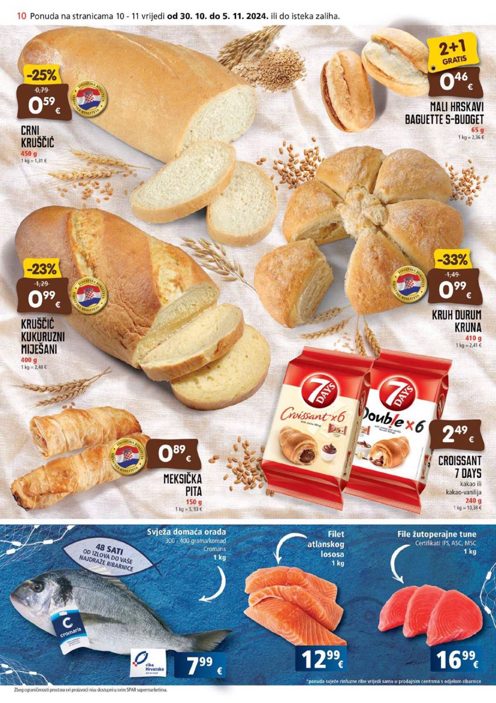 SPAR katalog vrijedi od 30.10. do 05.11. 10