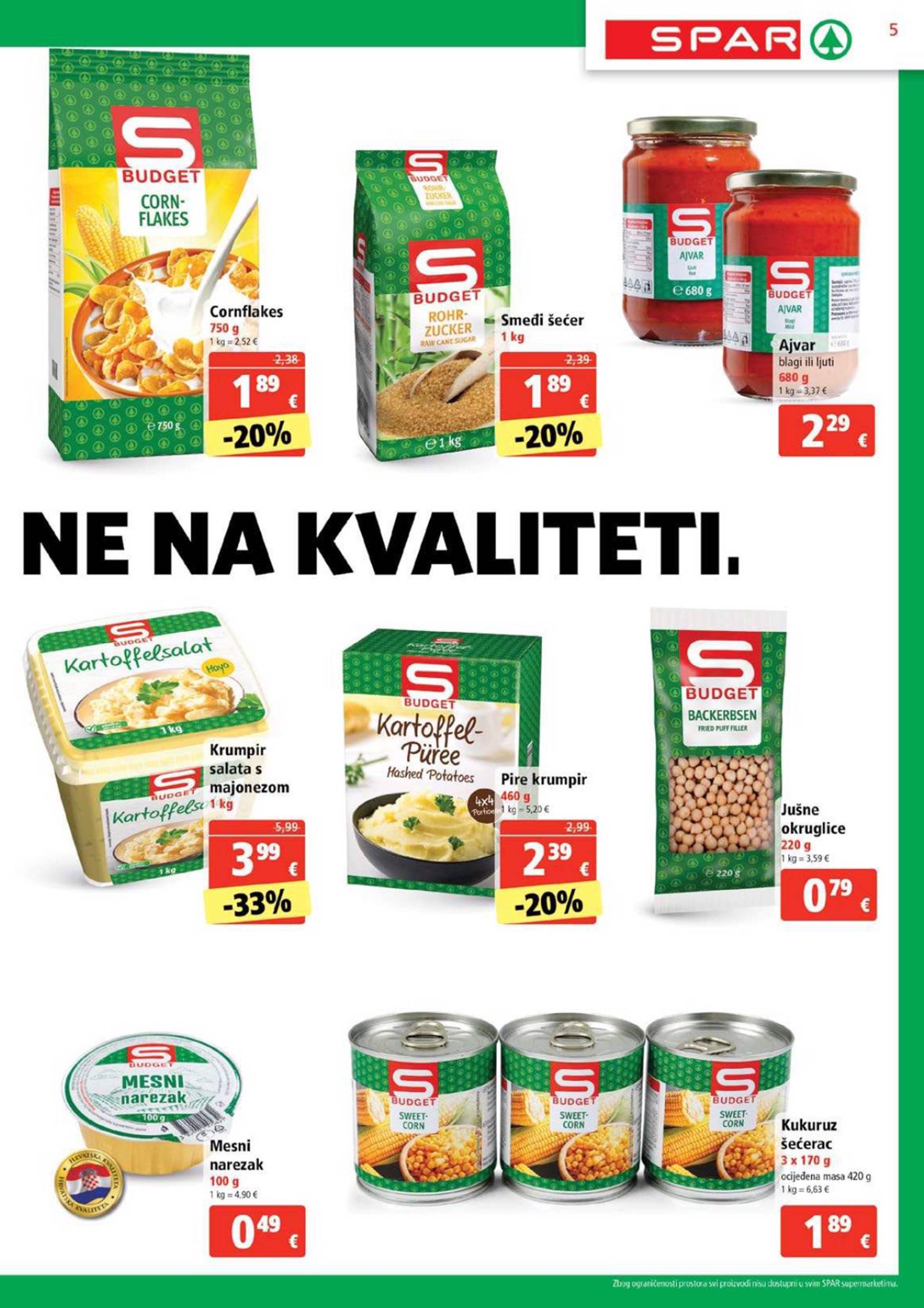 SPAR katalog vrijedi od 30.10. do 05.11. 5