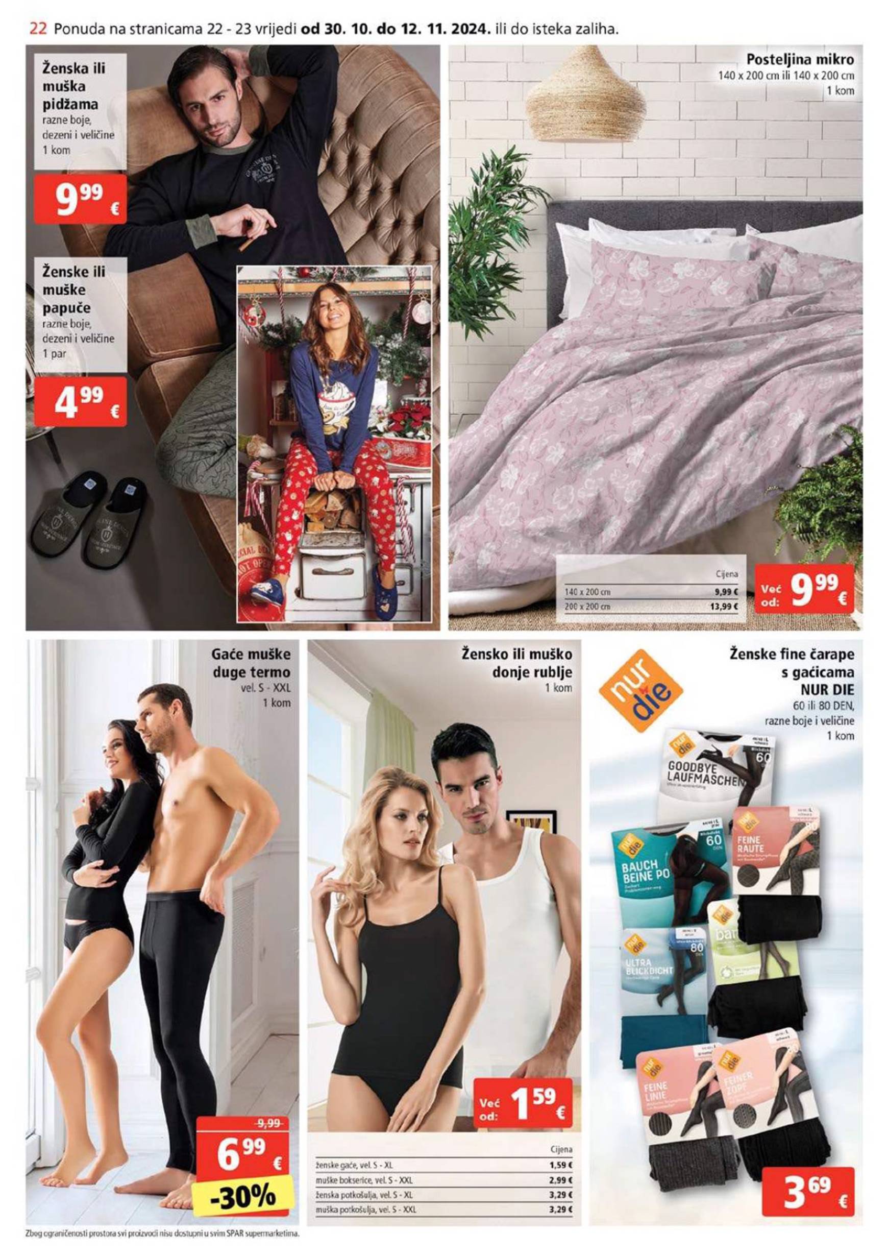 SPAR katalog vrijedi od 30.10. do 05.11. 22