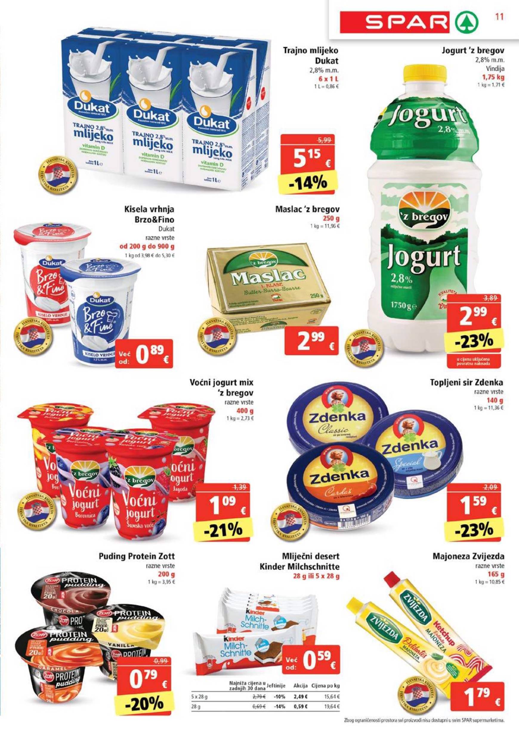 SPAR katalog vrijedi od 30.10. do 05.11. 11