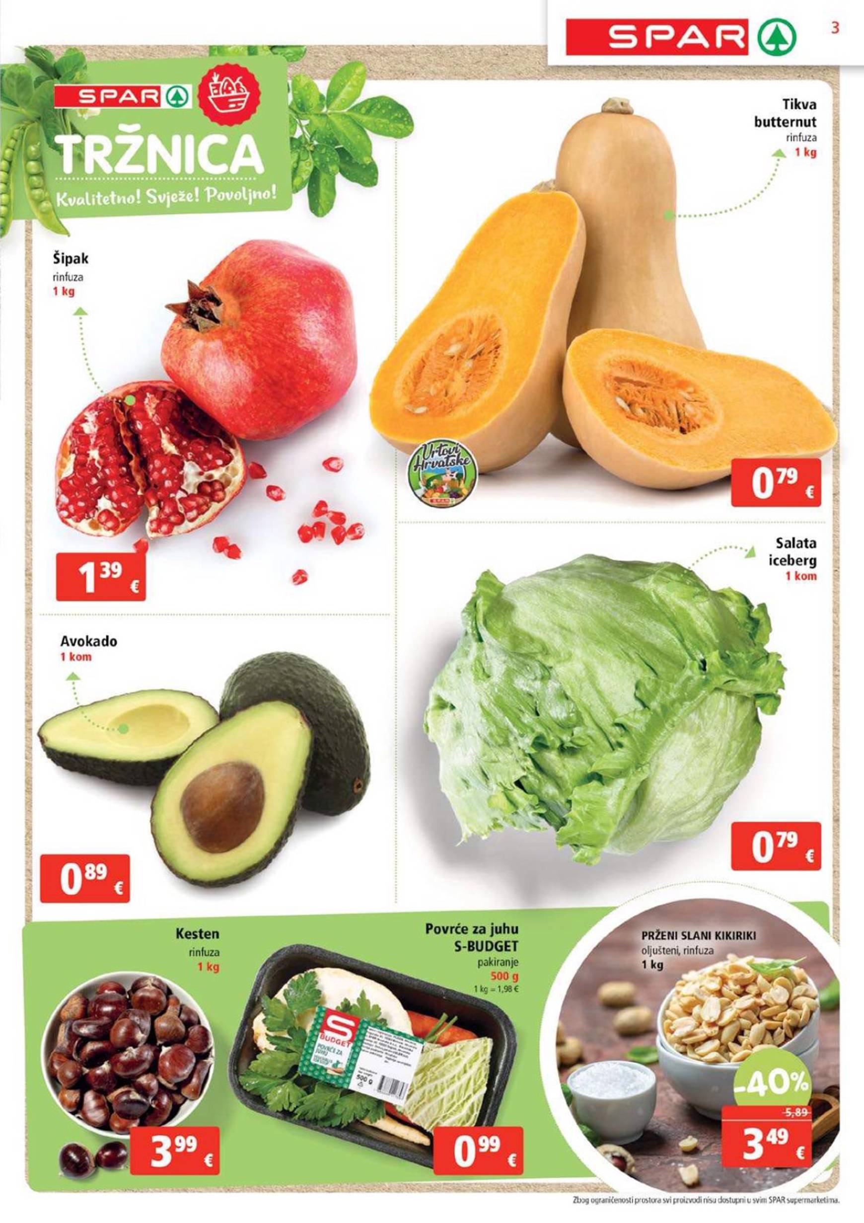 SPAR katalog vrijedi od 30.10. do 05.11. 3