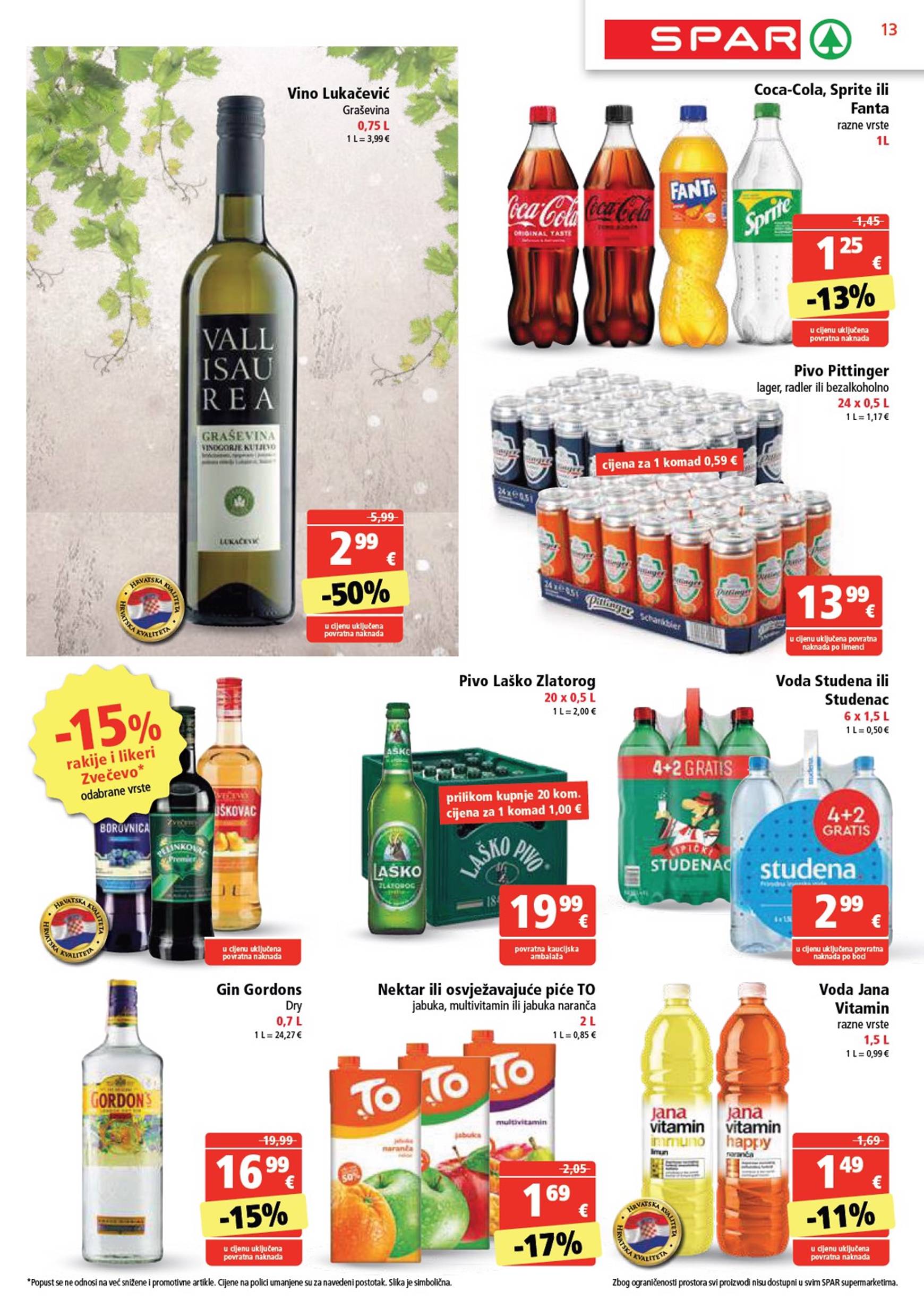 SPAR katalog vrijedi od 06.11. do 12.11. 13