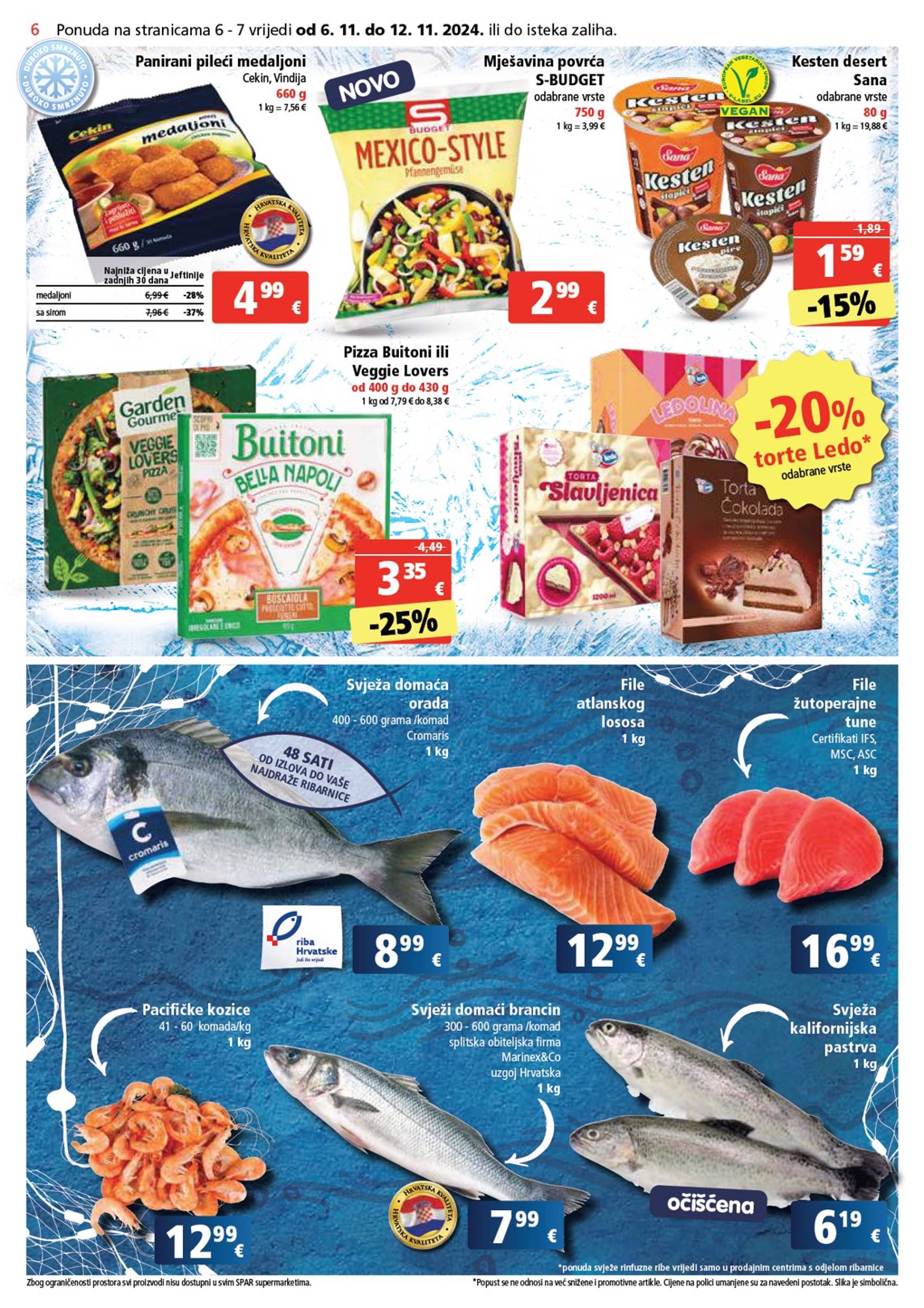 SPAR katalog vrijedi od 06.11. do 12.11. 6