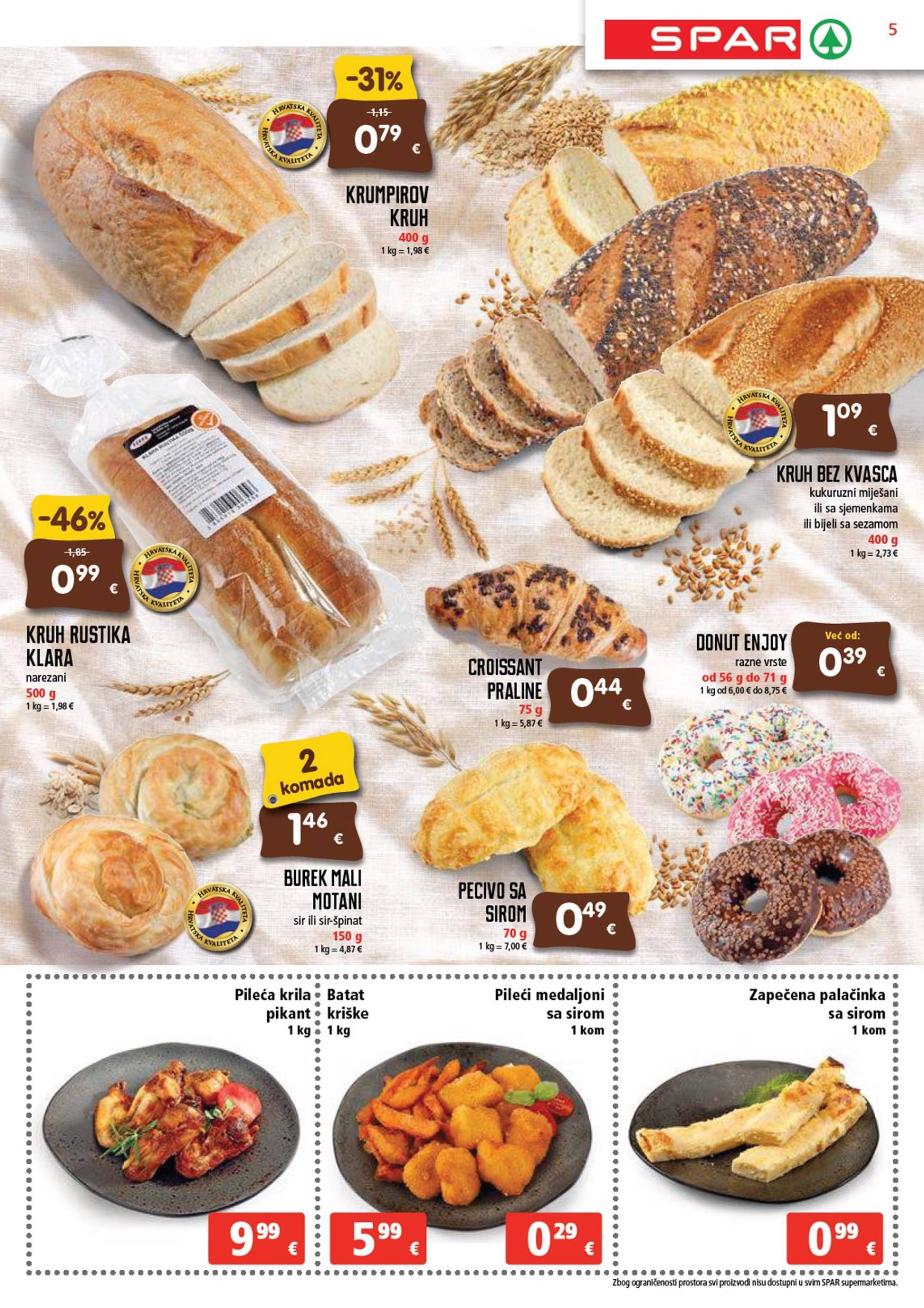 SPAR katalog vrijedi od 06.11. do 12.11. 5