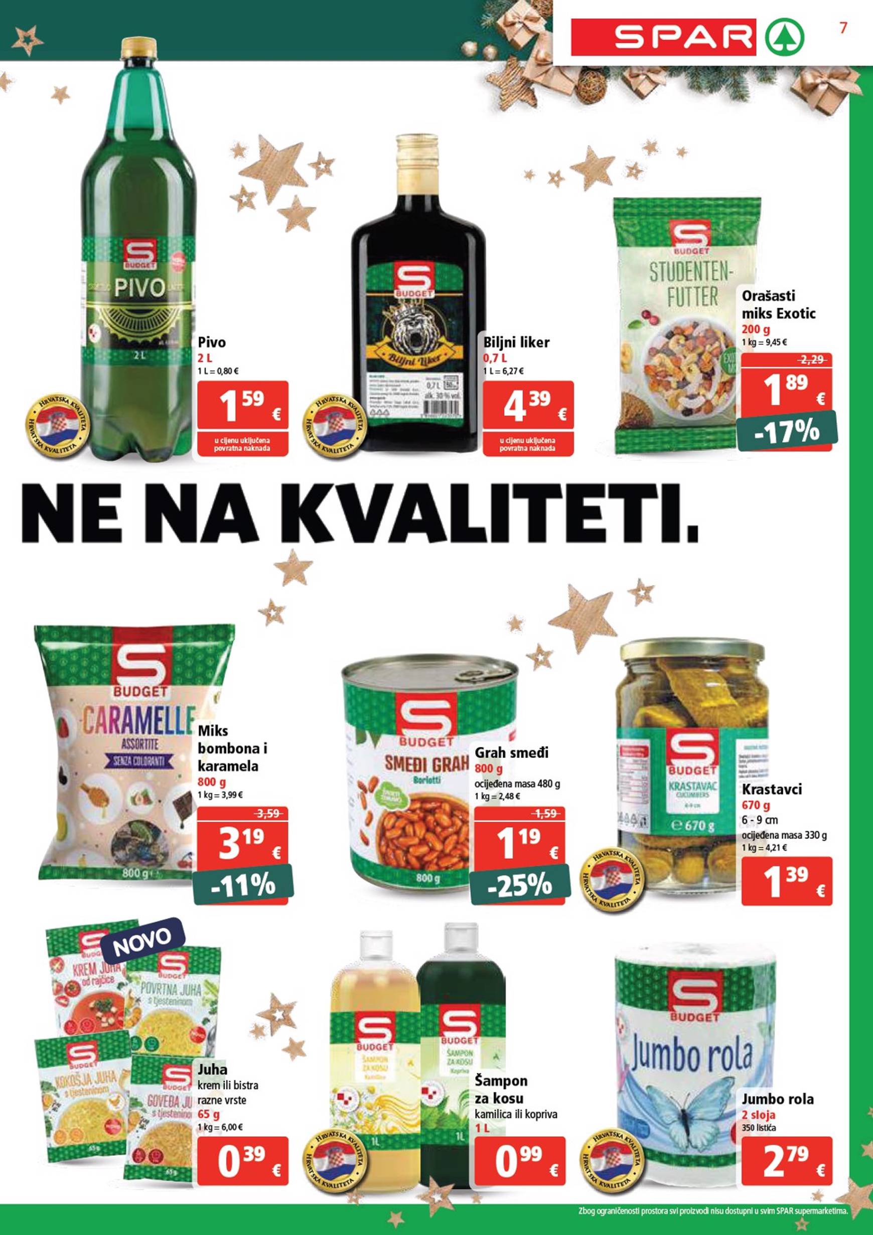 SPAR katalog vrijedi od 20.11. do 26.11. 7