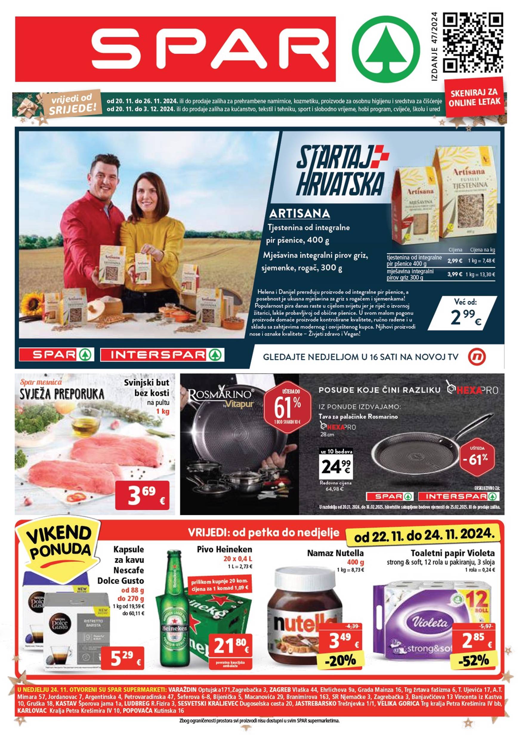 SPAR katalog vrijedi od 20.11. do 26.11.