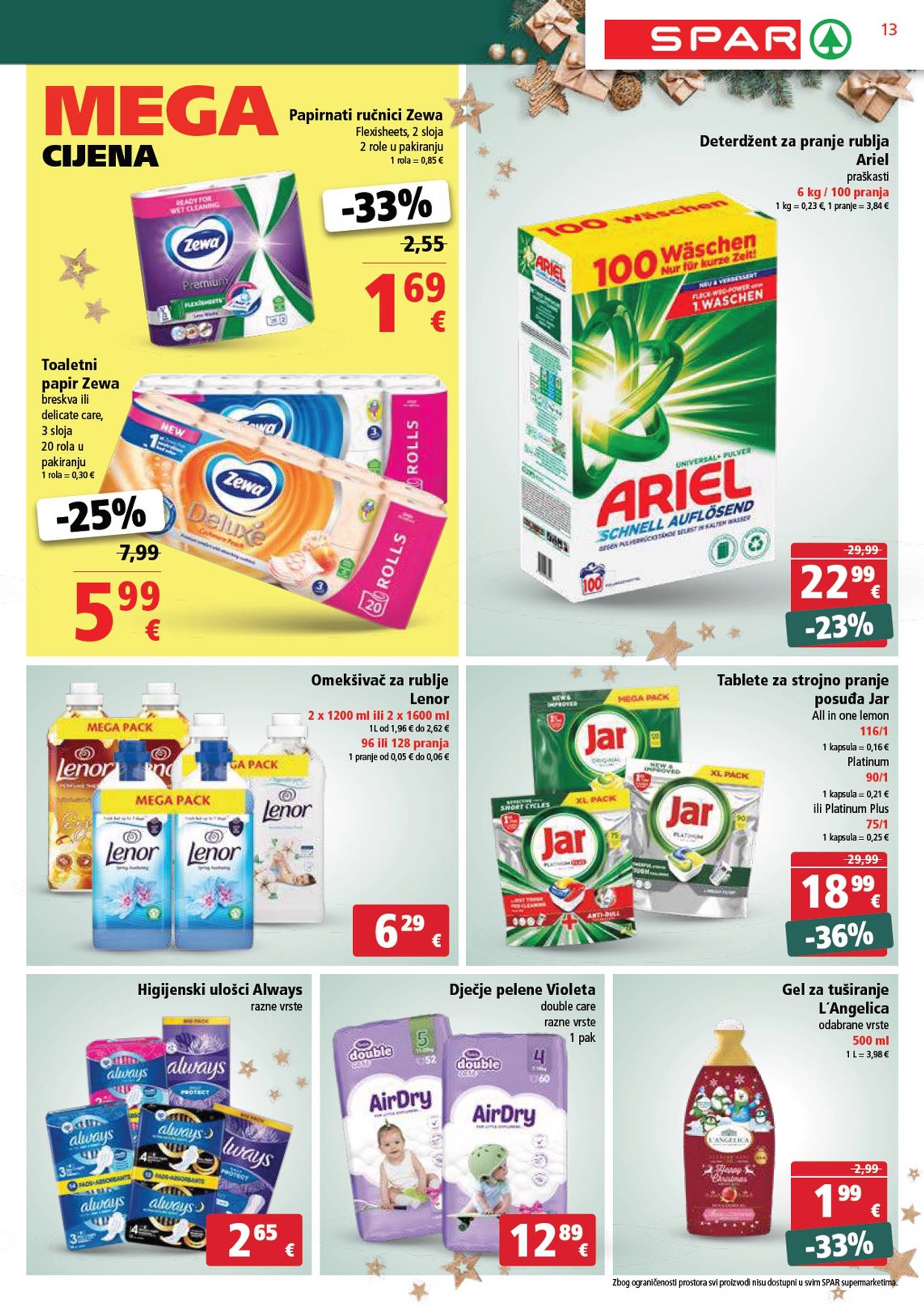 SPAR katalog vrijedi od 20.11. do 26.11. 13