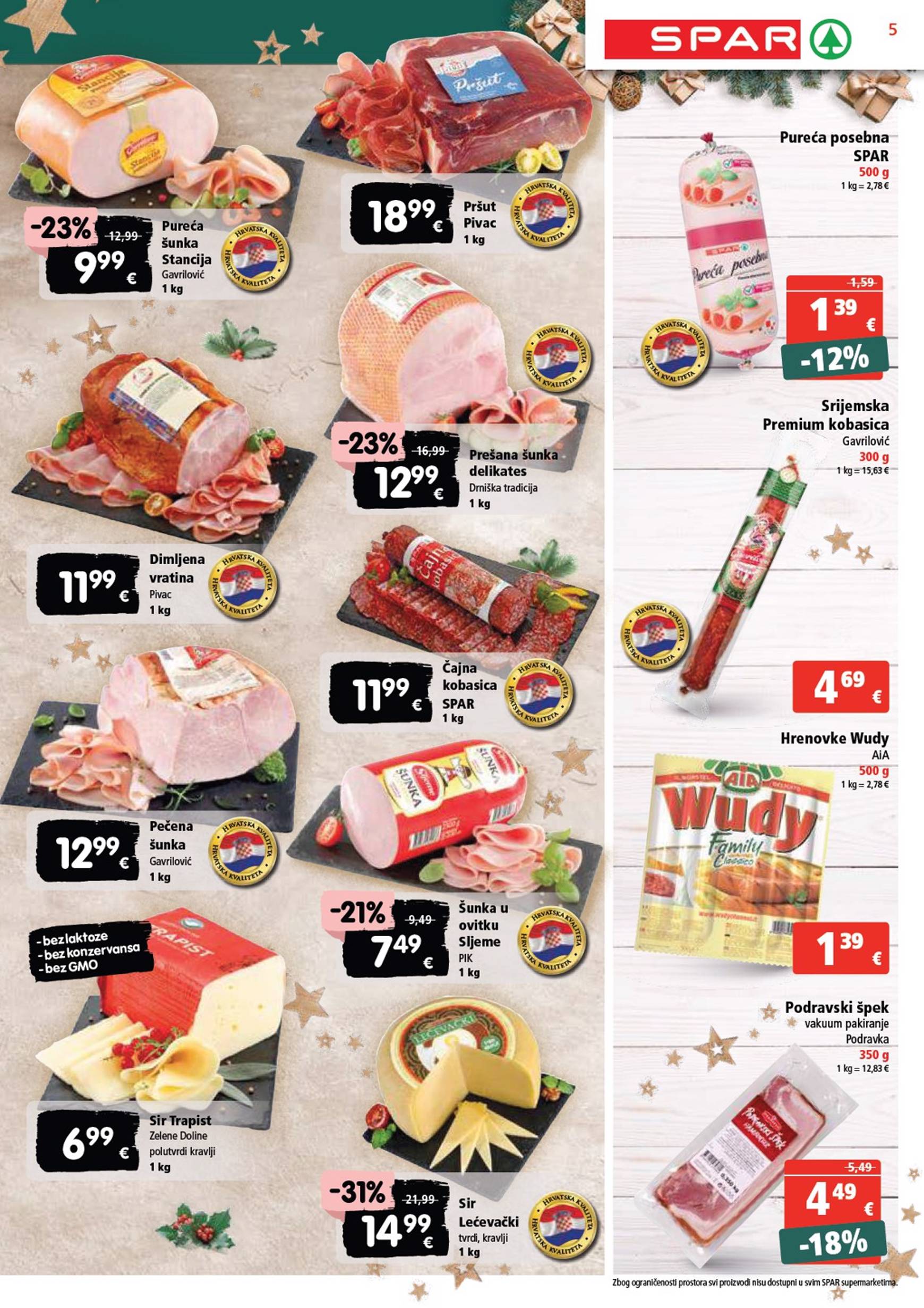 SPAR katalog vrijedi od 20.11. do 26.11. 5