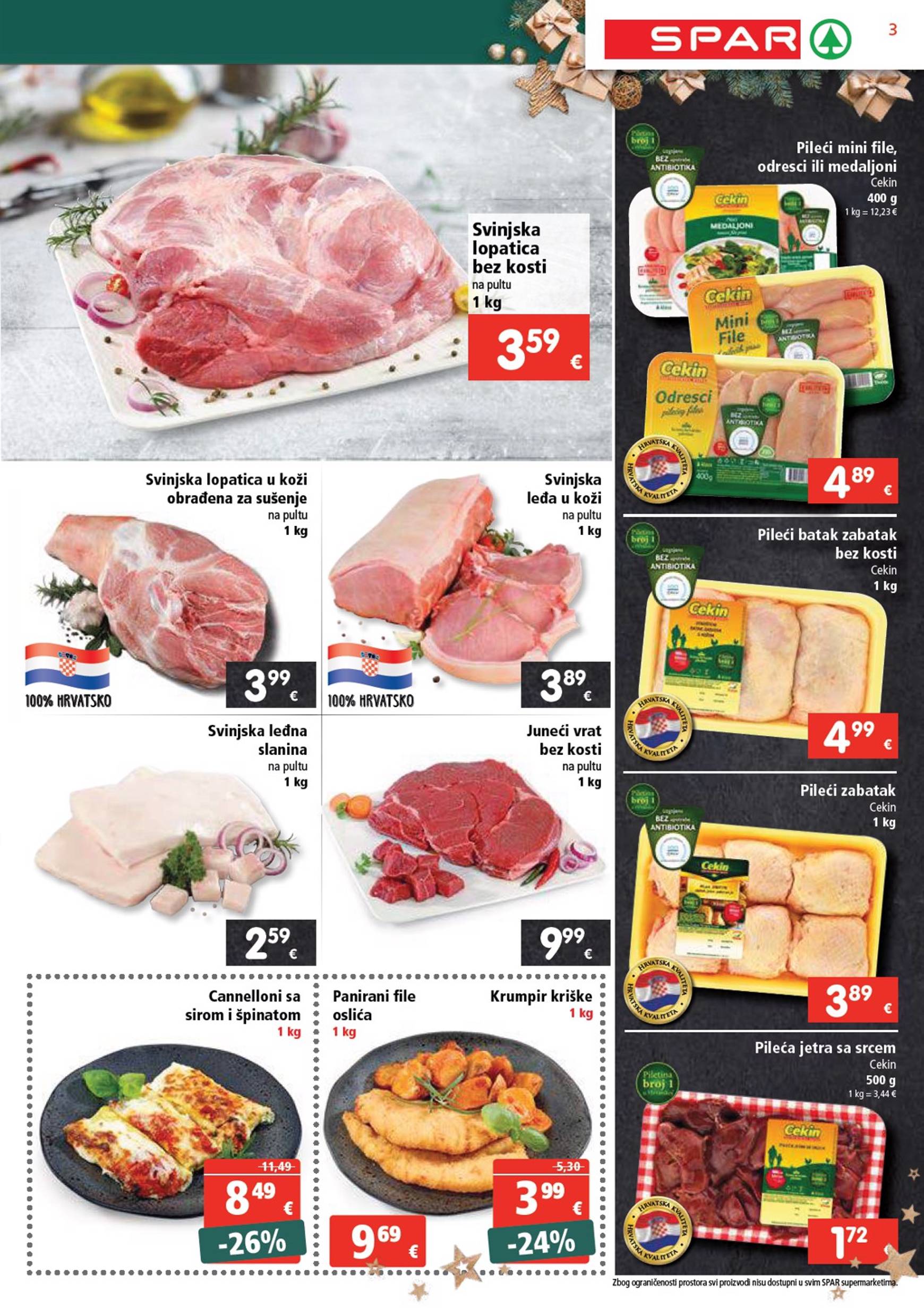 SPAR katalog vrijedi od 20.11. do 26.11. 3