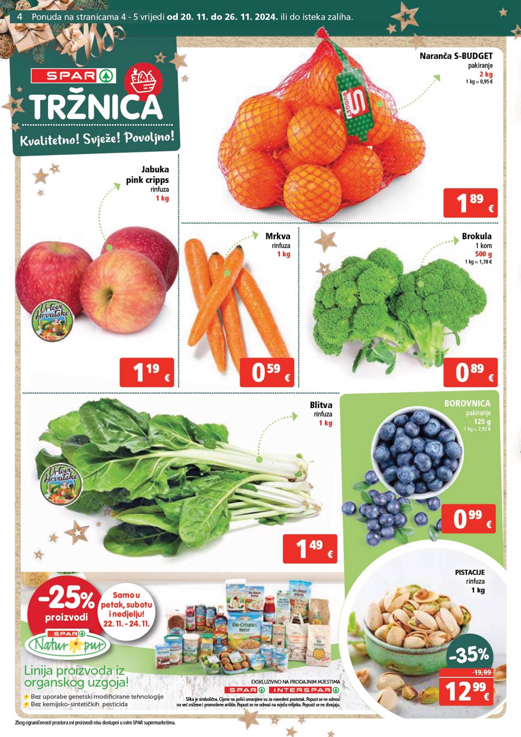 SPAR katalog vrijedi od 20.11. do 26.11. 4