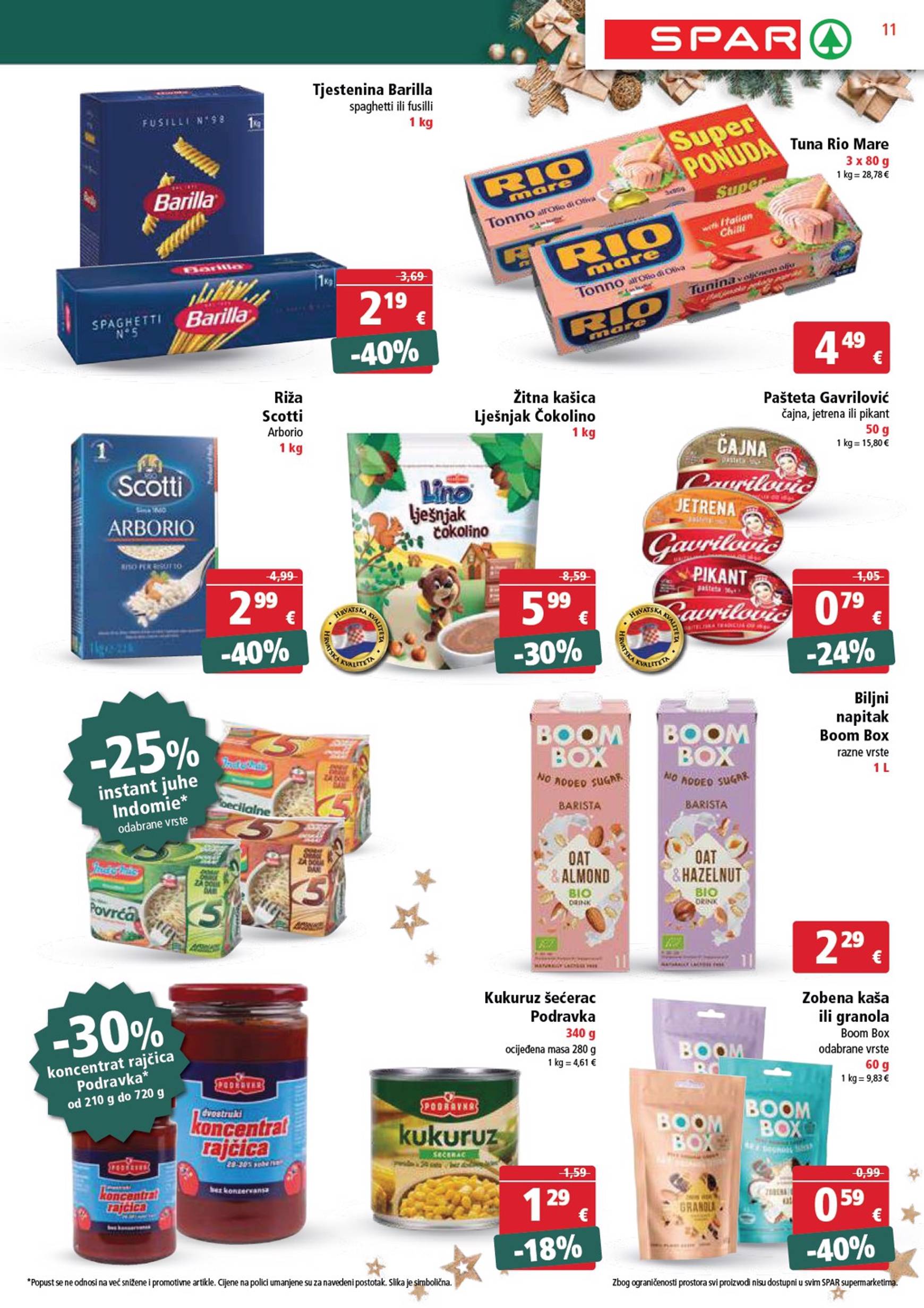 SPAR katalog vrijedi od 20.11. do 26.11. 11