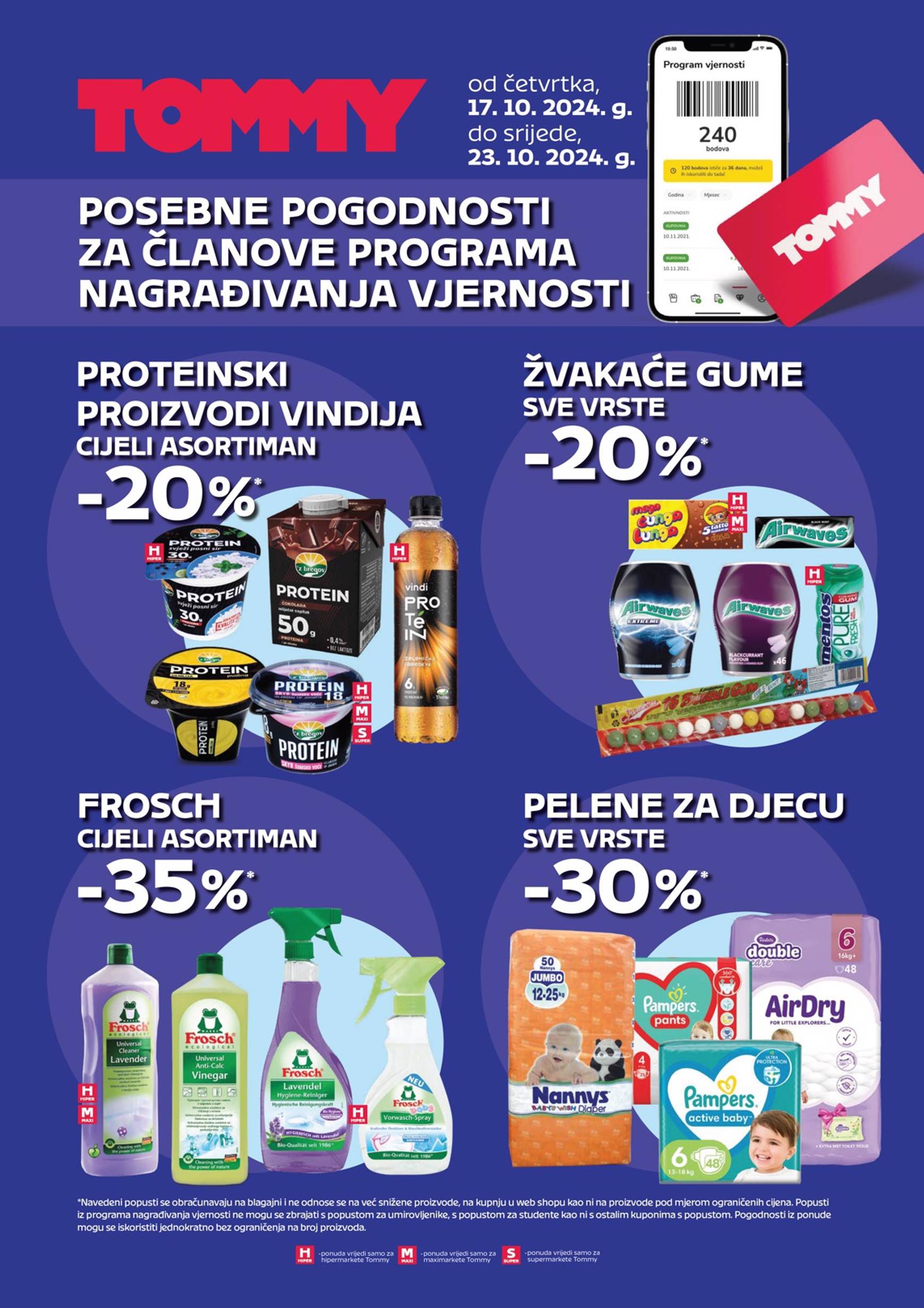 Tommy - Pogodnosti za Tommy članove katalog vrijedi od 17.10. do 23.10.